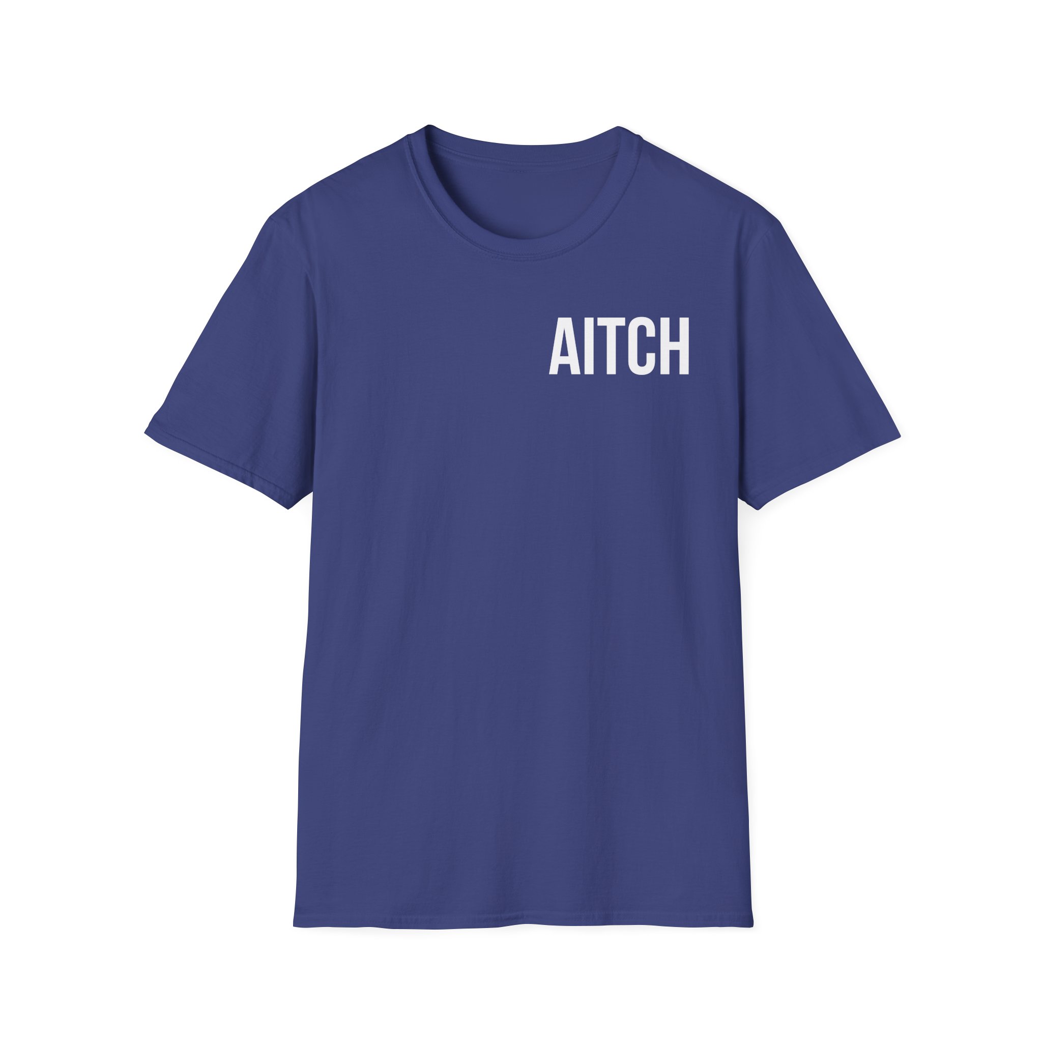 Aitch Pocket Logo Unisex Softstyle T-Shirt