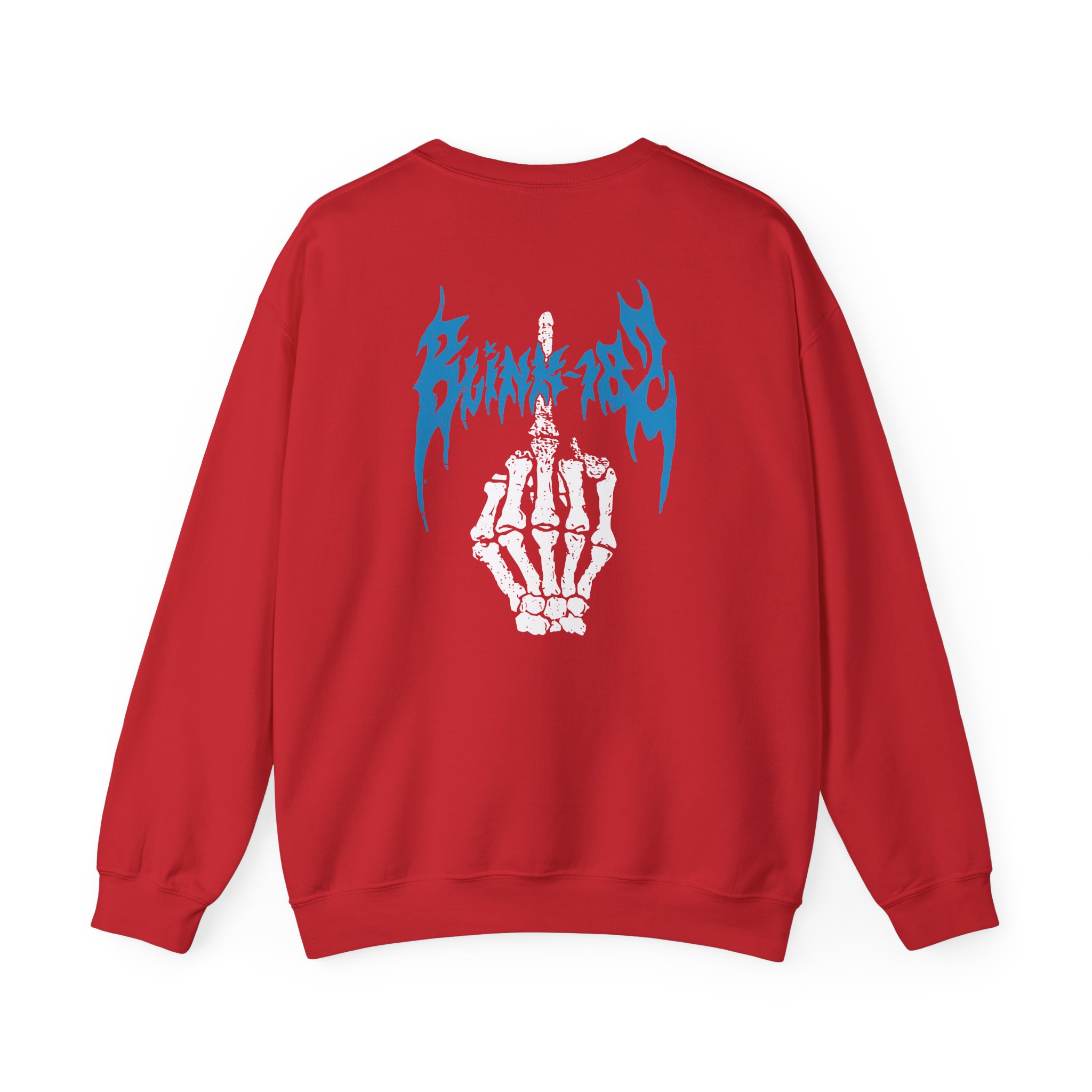 Blink 182 Middle Finger Unisex Heavy Blendâ„¢ Crewneck Sweatshirt