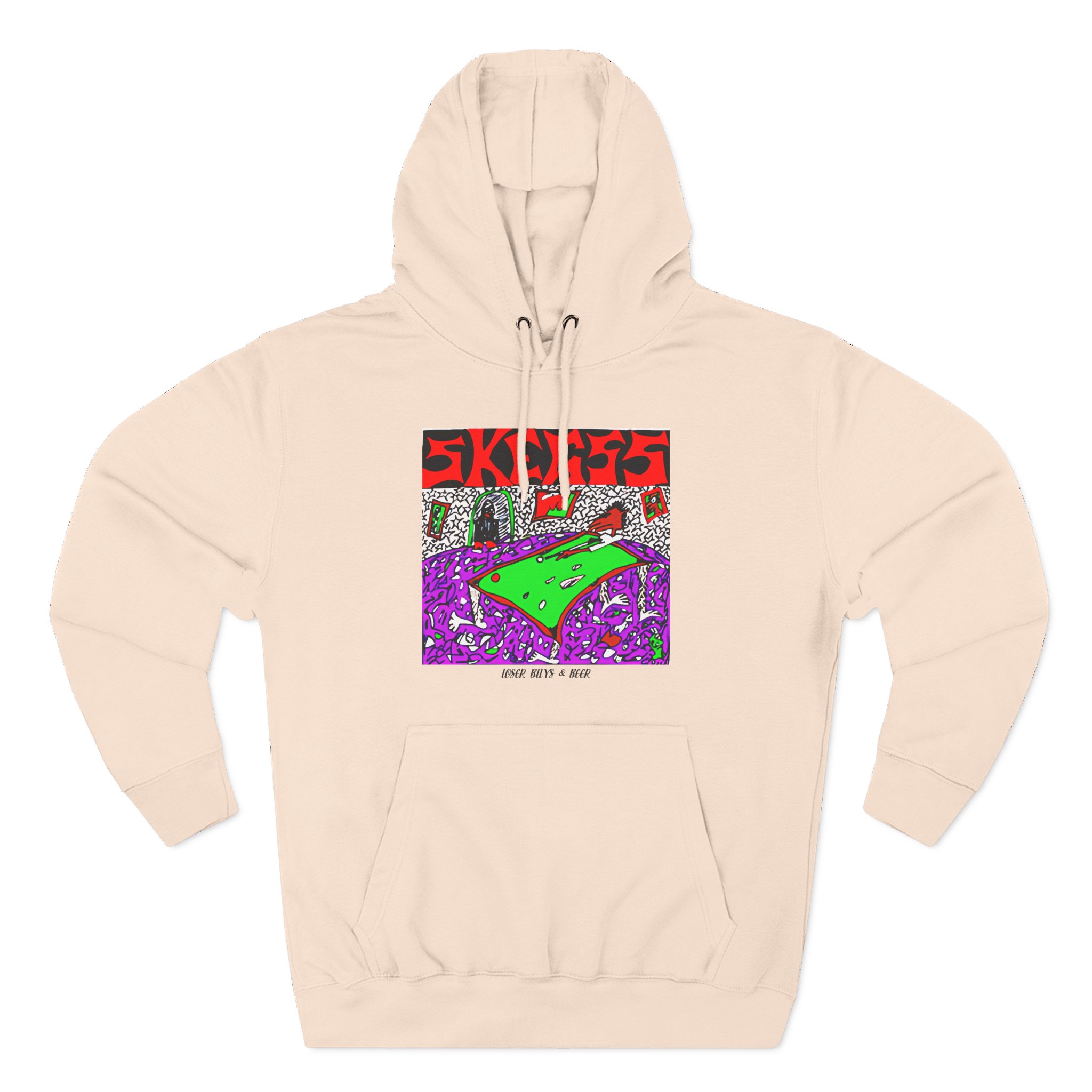 Skegss Pool Three-Panel Fleece Hoodie