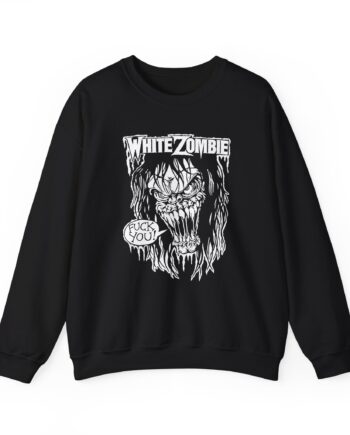 White Zombie F You Unisex Heavy Blend™ Crewneck Sweatshirt
