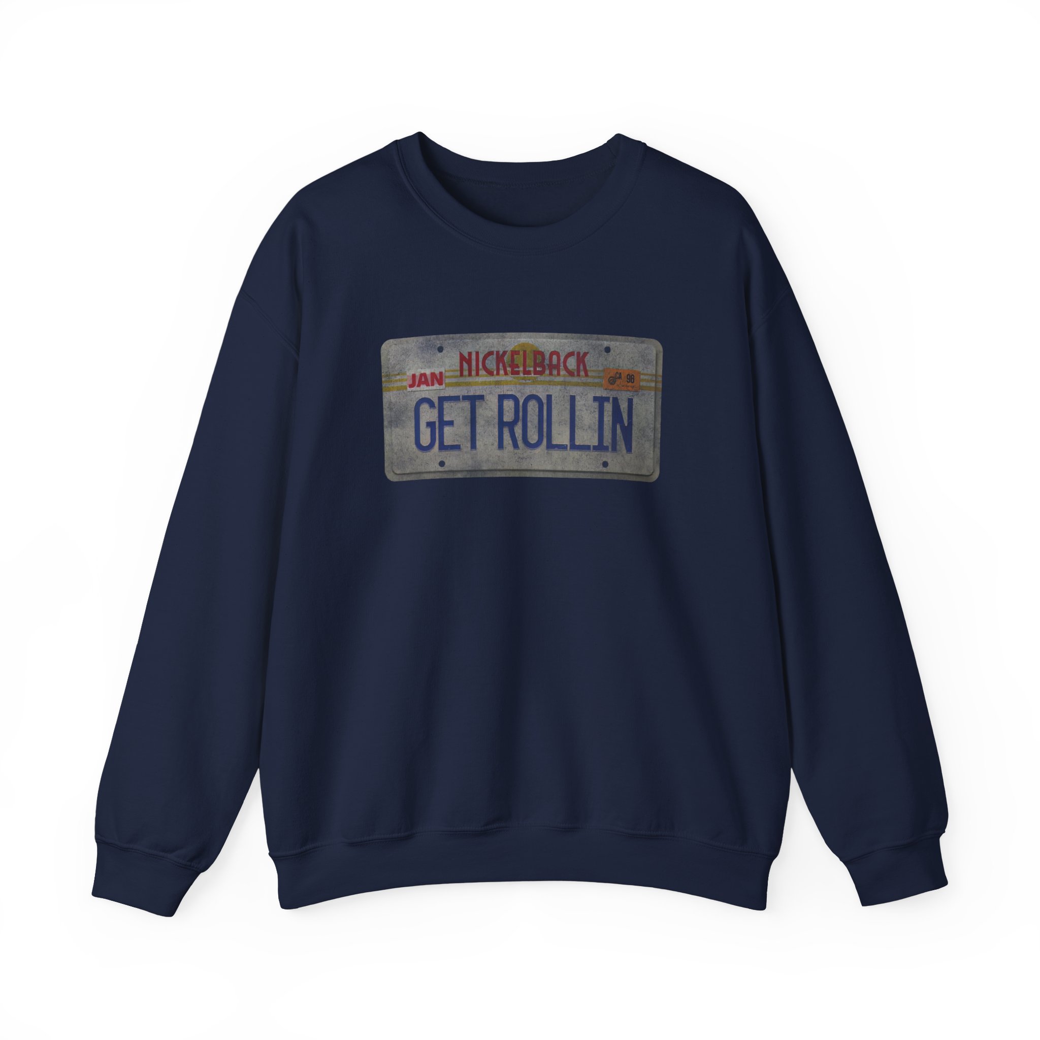 Nickelback Get Rollin Unisex Heavy Blendâ„¢ Crewneck Sweatshirt