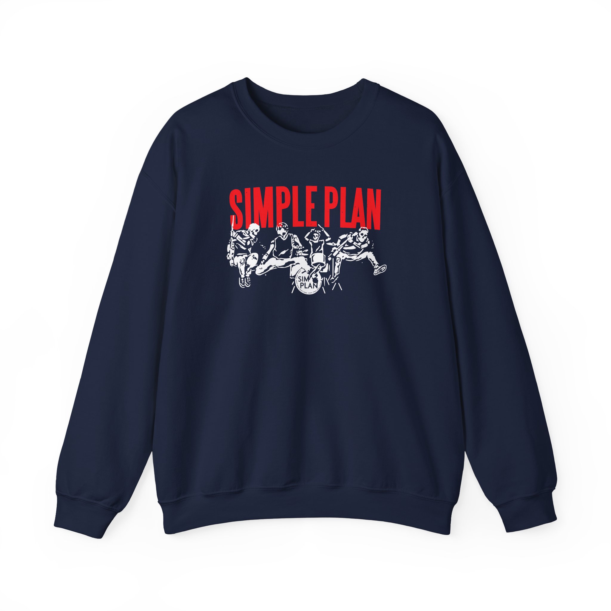 Simple Plan Live Skeleton Unisex Heavy Blendâ„¢ Crewneck Sweatshirt