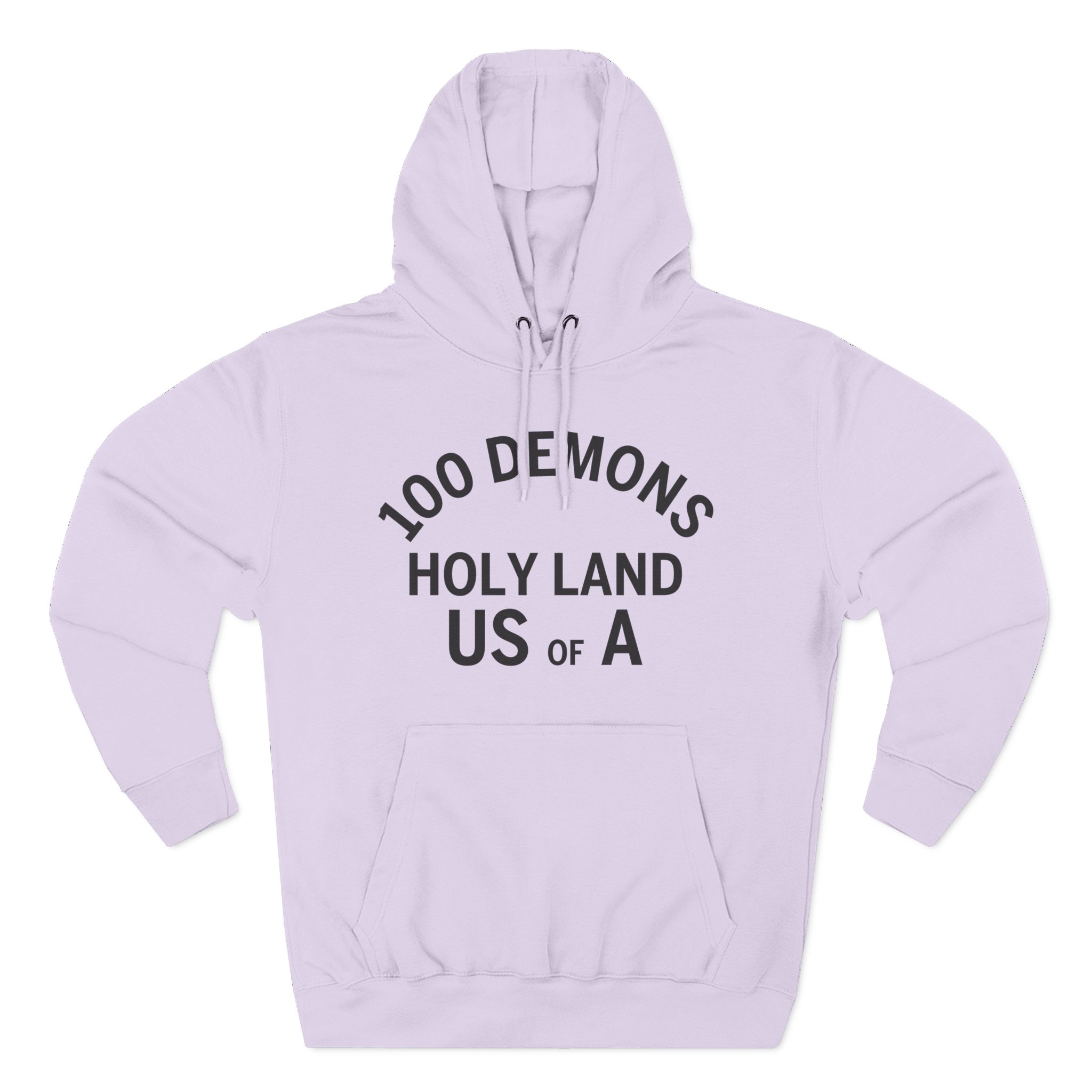 100 Demons Holyland Three-Panel Fleece Hoodie