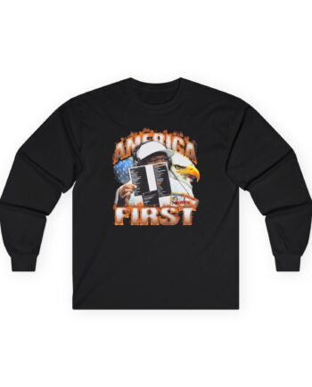 Jpegmafia America First Unisex Ultra Cotton Long Sleeve Tee