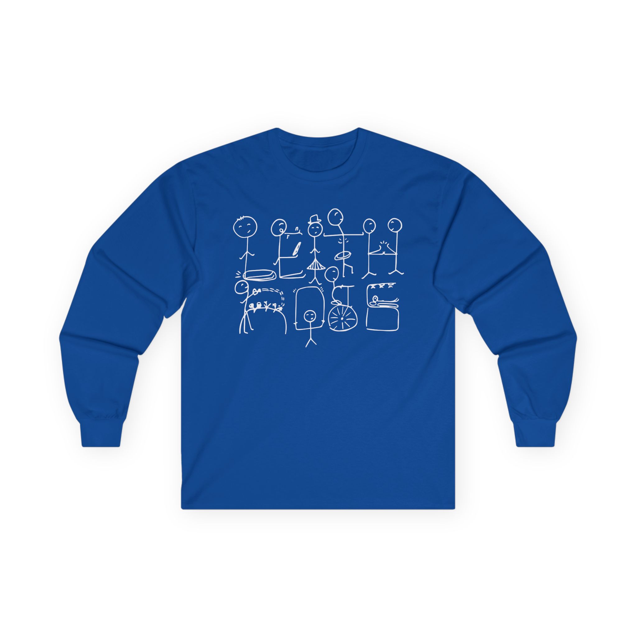Leith Ross Stick Figures Unisex Ultra Cotton Long Sleeve Tee