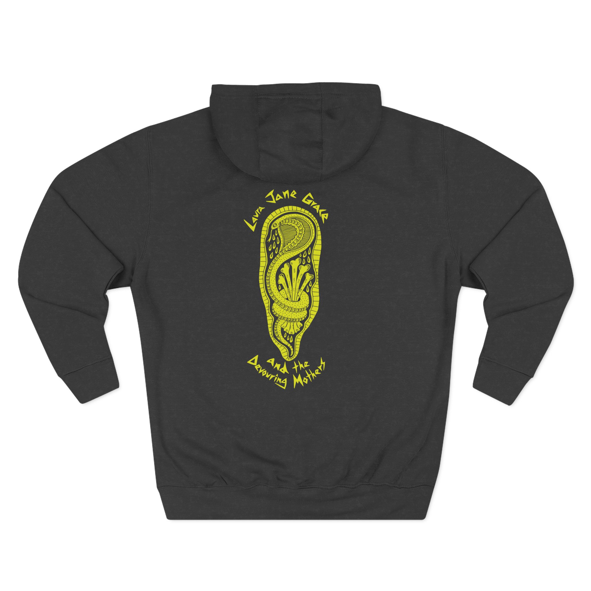 Laura Jane Grace Snake&bones Three-Panel Fleece Hoodie