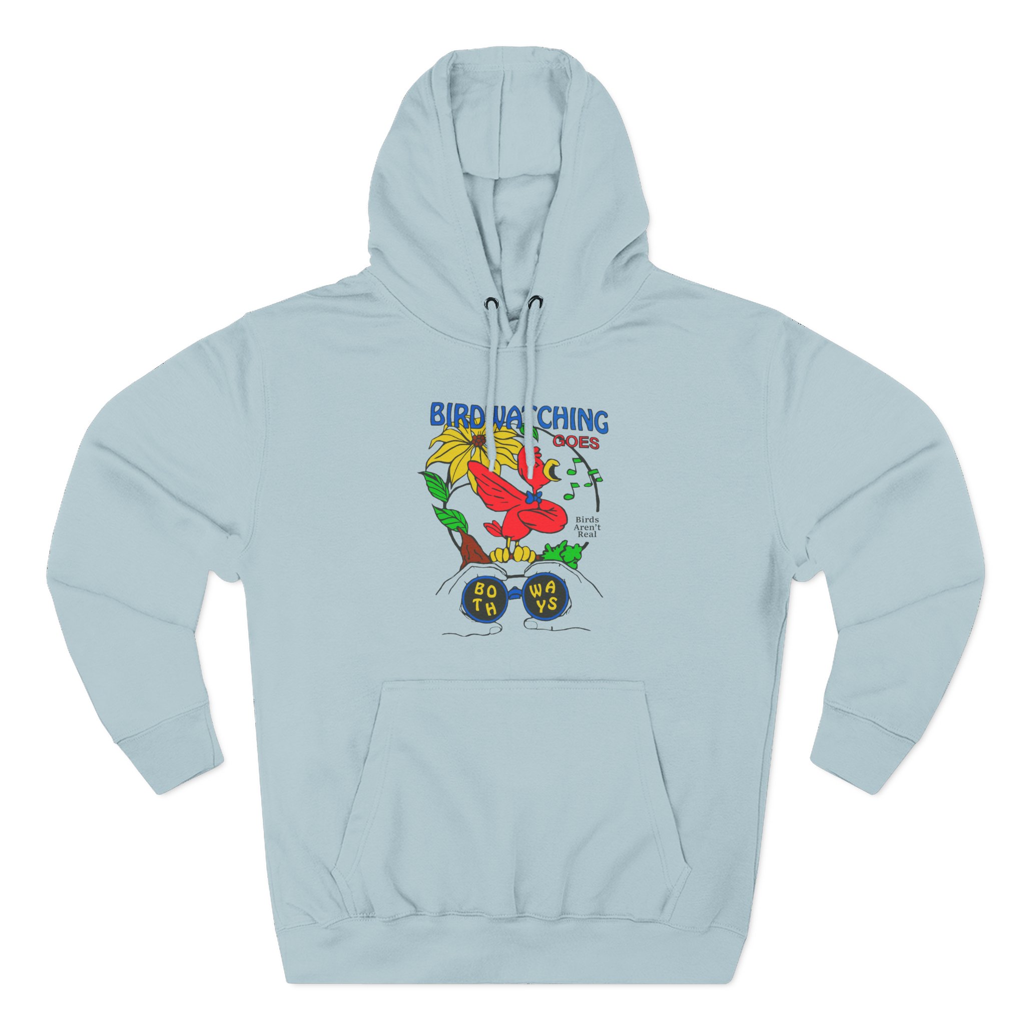 Birds Arent Real Three-Panel Fleece Hoodie