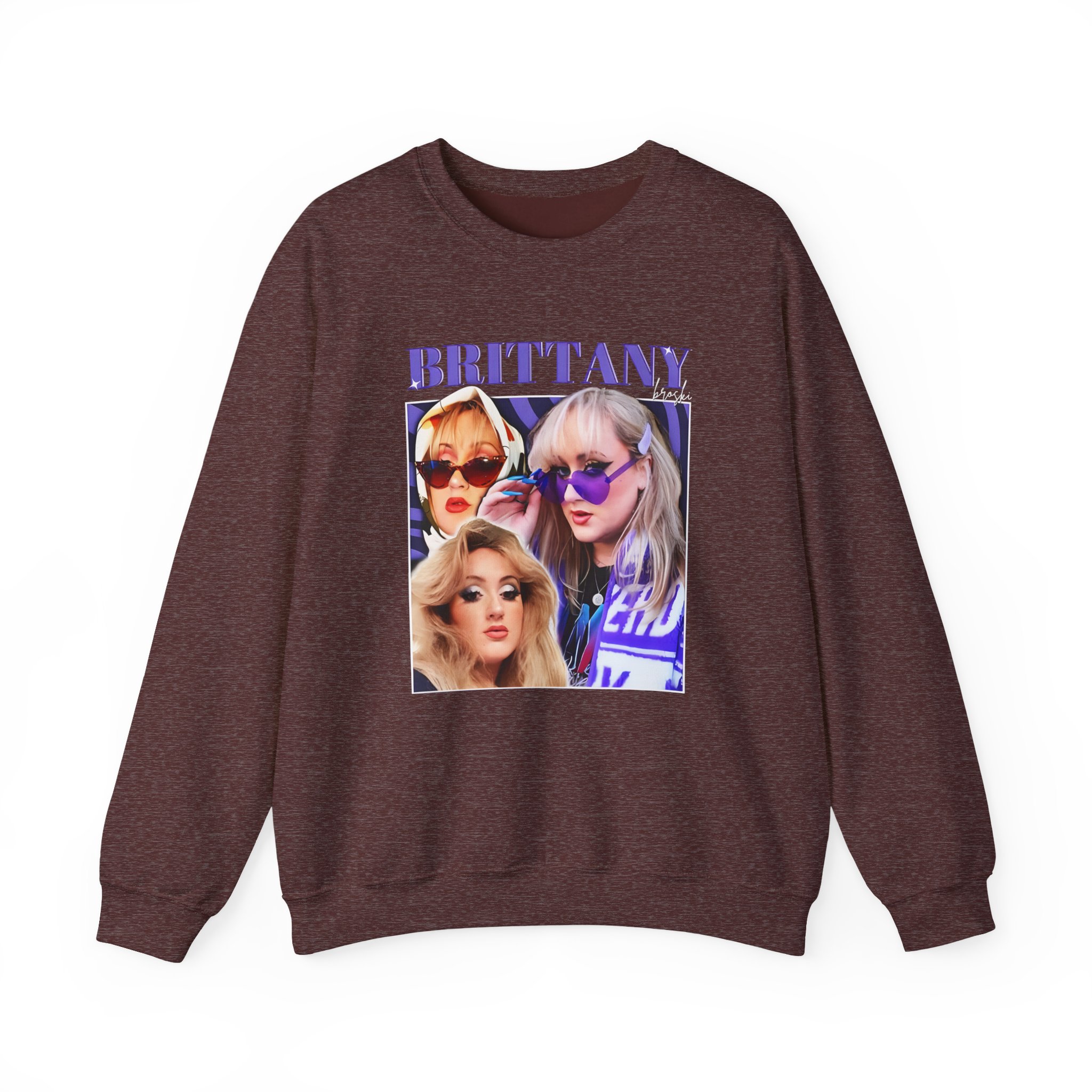 Broski Report 90's Vintage Unisex Heavy Blendâ„¢ Crewneck Sweatshirt