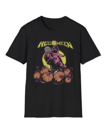 Helloween Pumpkin Garden Unisex Softstyle T-Shirt