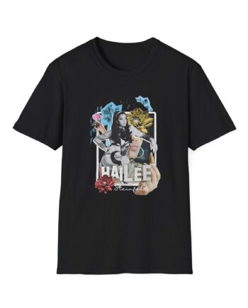 Hailee Steinfeld Retro Collage Unisex Softstyle T-Shirt