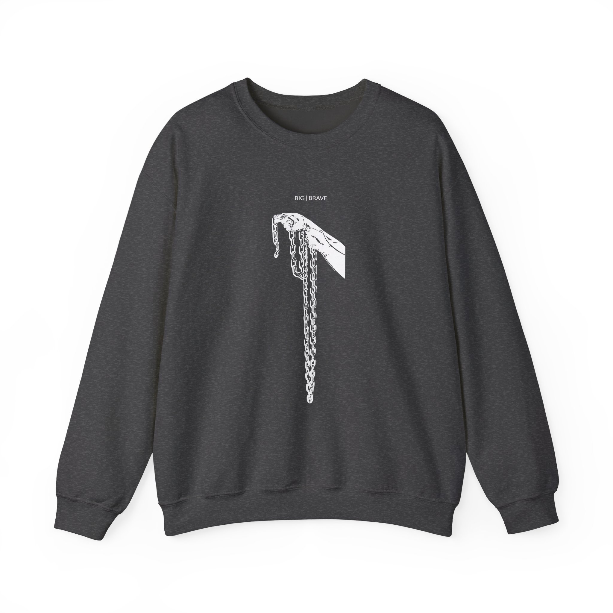 Big Brave Gloves and Chains Unisex Heavy Blendâ„¢ Crewneck Sweatshirt