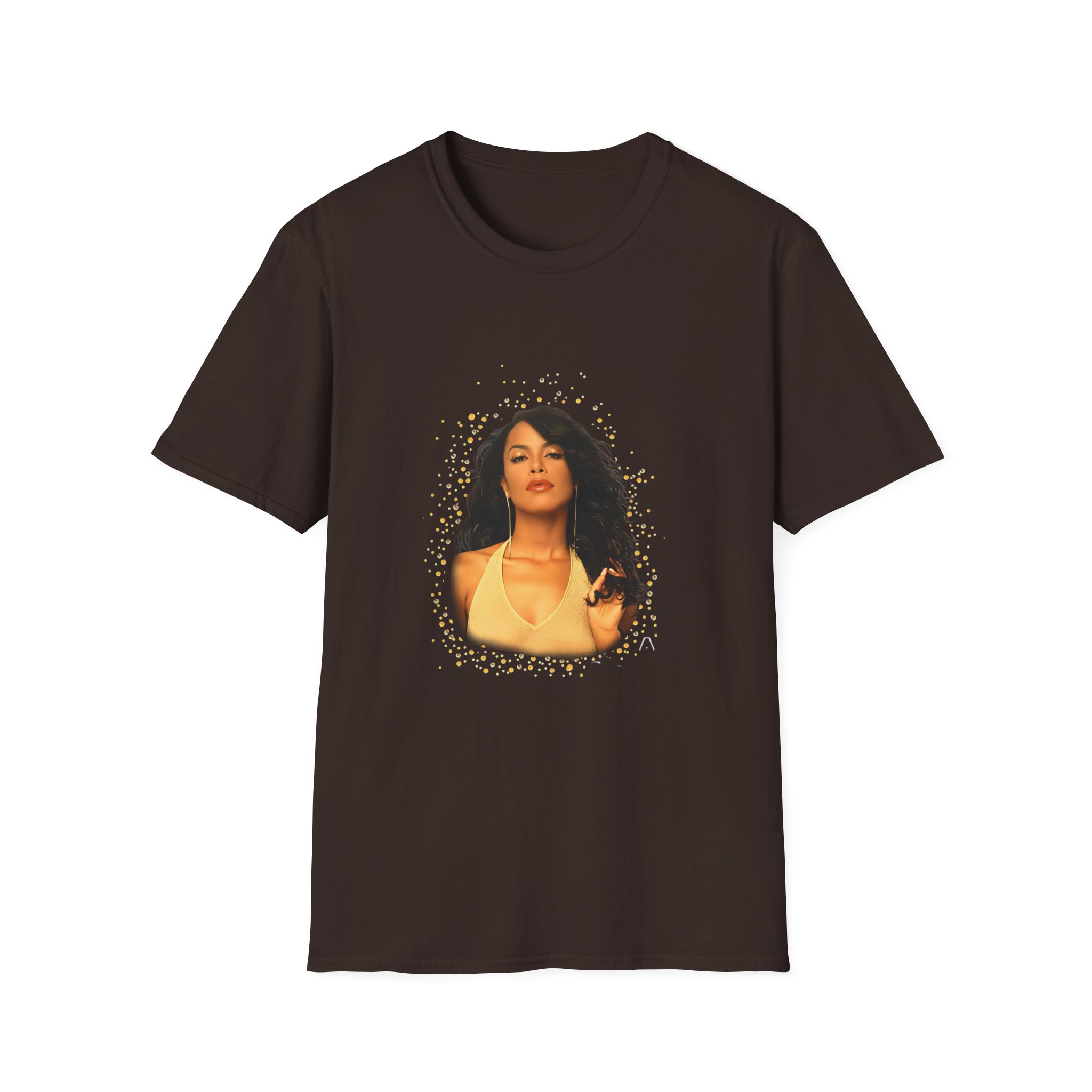 Aaliyah Self Titled Portrait Unisex Softstyle T-shirt