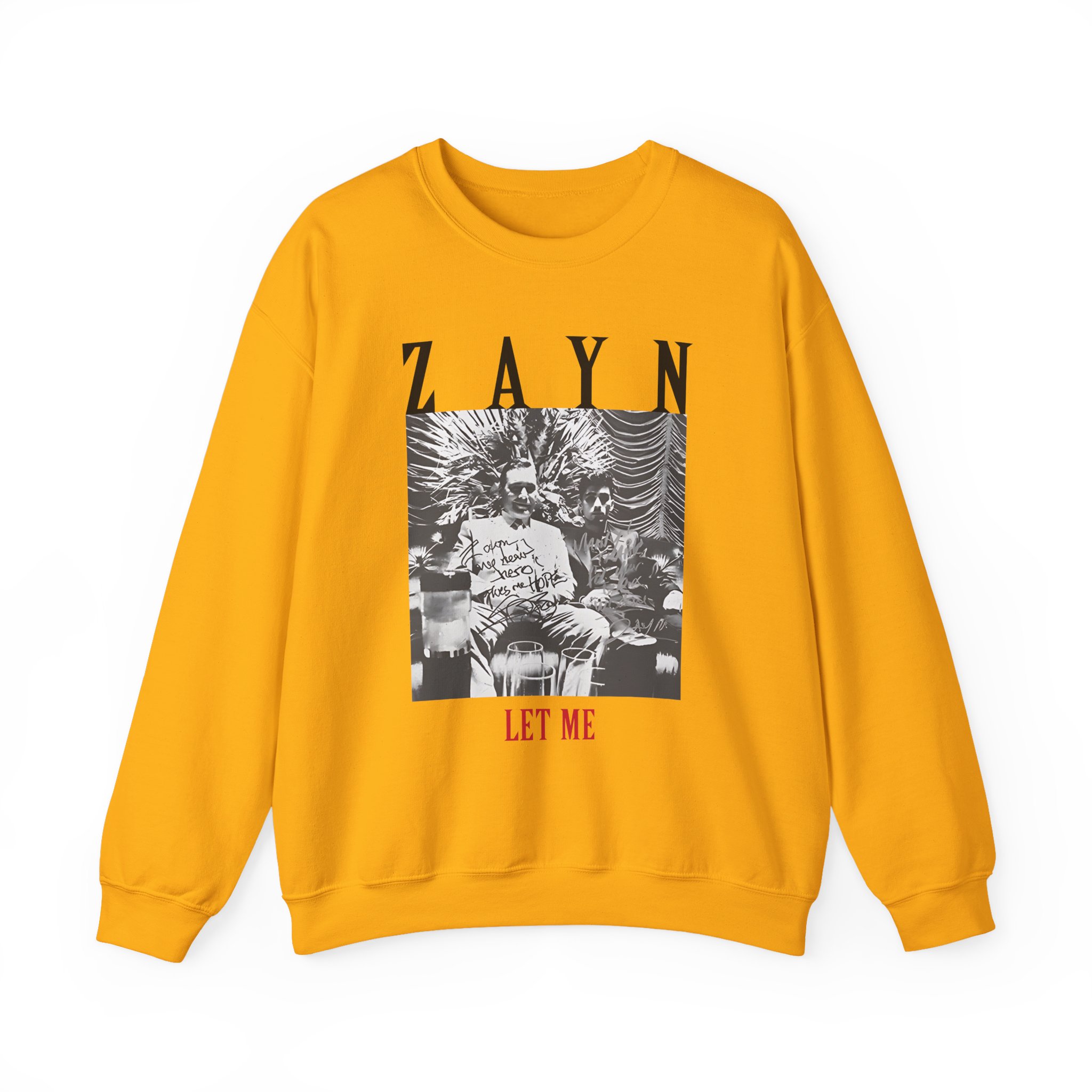 Zayn Malik Let Me Unisex Heavy Blendâ„¢ Crewneck Sweatshirt