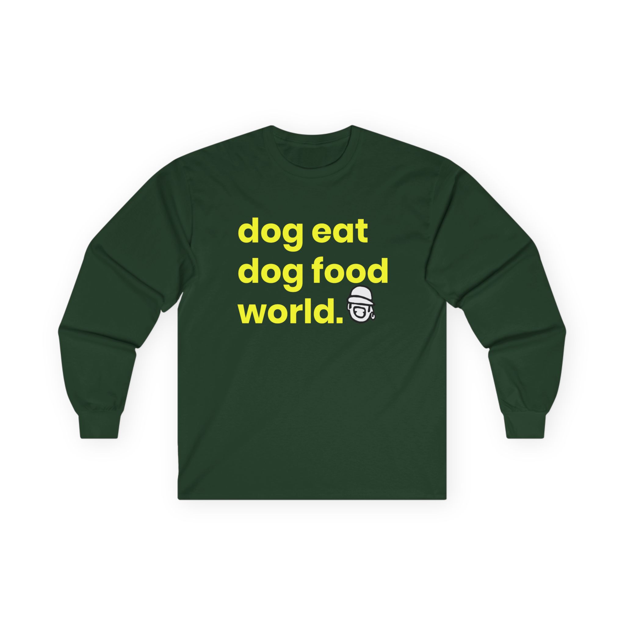 Niko B Dog Eat Dog Food World Unisex Ultra Cotton Long Sleeve Tee