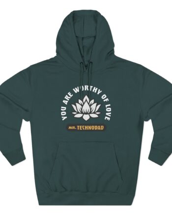 Technoblade Worthy of Love Three-Panel Fleece Hoodie