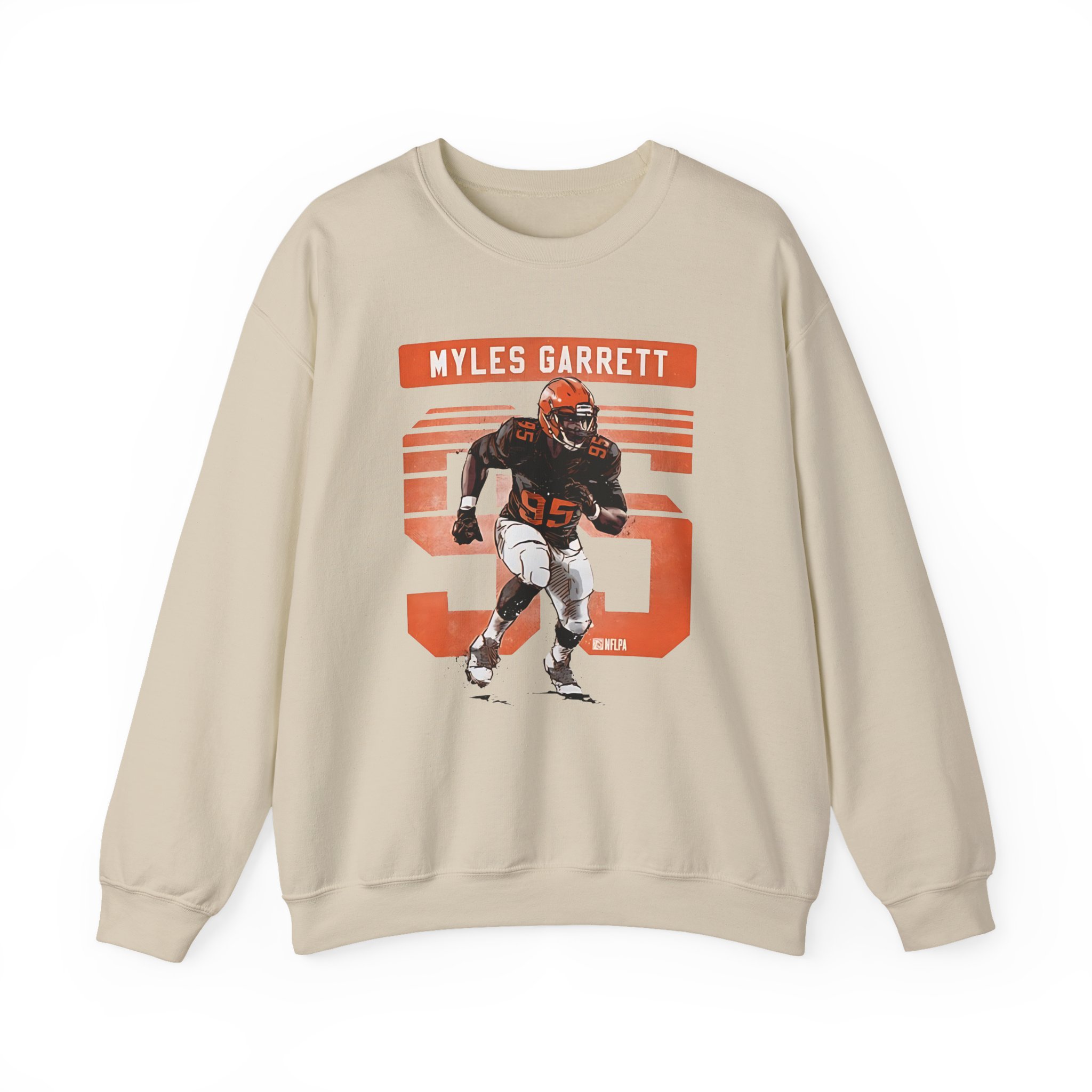 Myles Garrett Grunge Unisex Heavy Blendâ„¢ Crewneck Sweatshirt