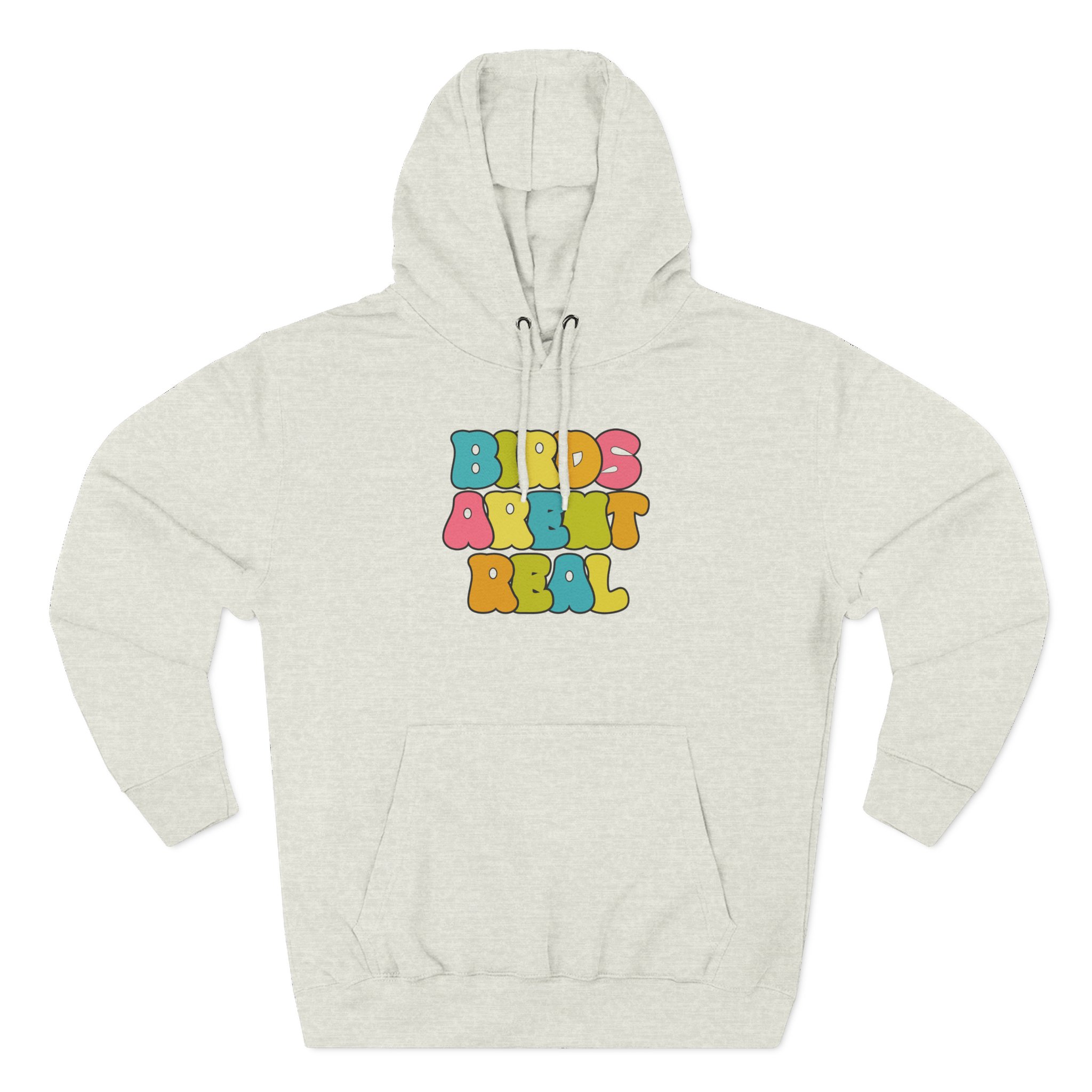 Birds Arent Real Three-Panel Fleece Hoodie