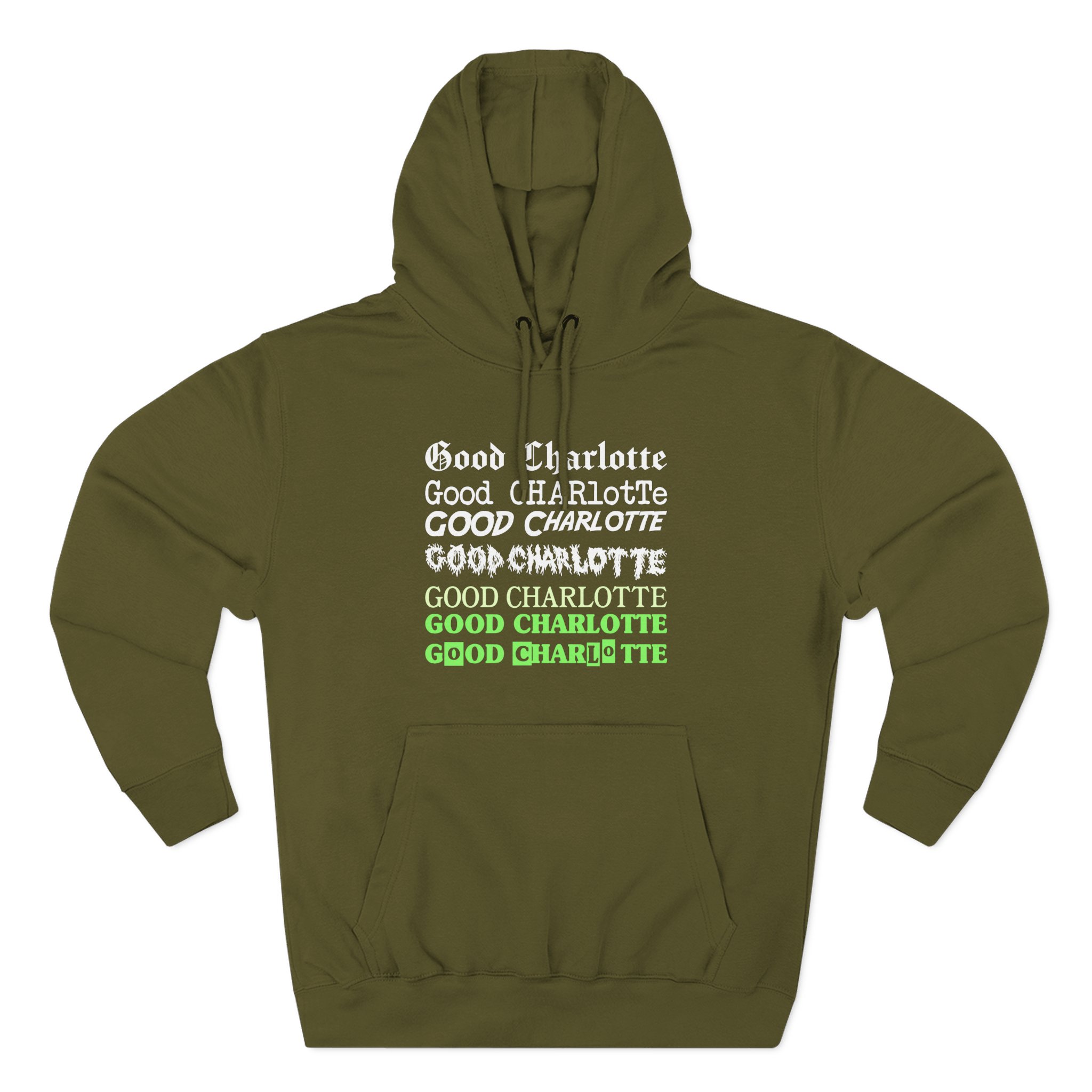 Good Charlotte Chinatown market Three-Panel Fleece Hoodie
