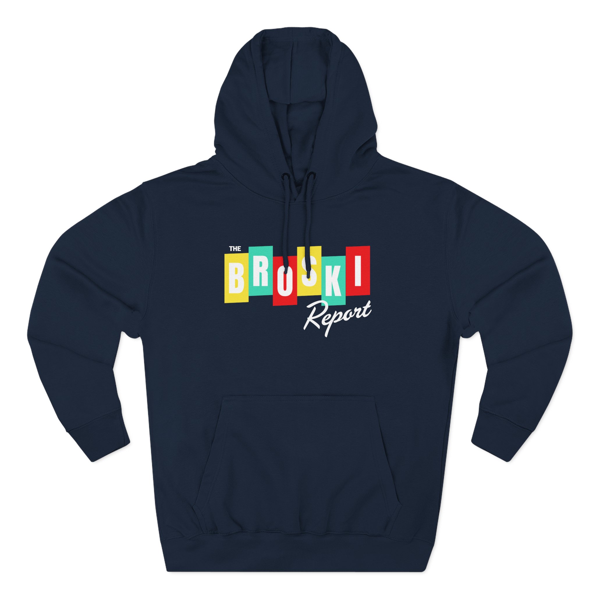 Broski Report National News Blast Three-Panel Fleece Hoodie
