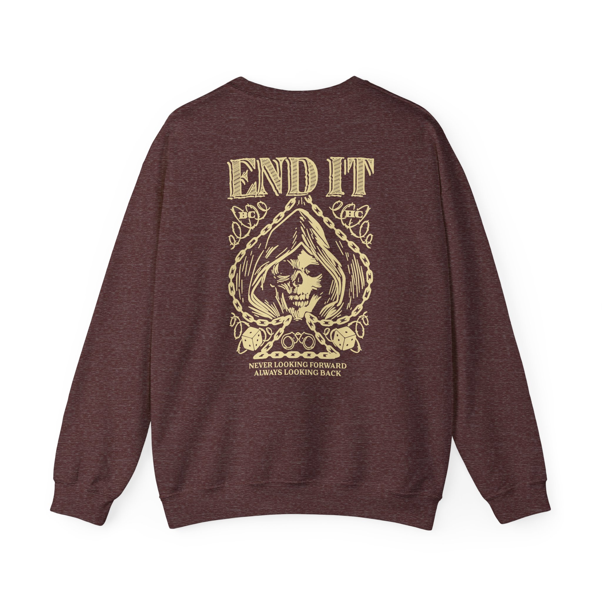 End It Spade Reaper Unisex Heavy Blendâ„¢ Crewneck Sweatshirt