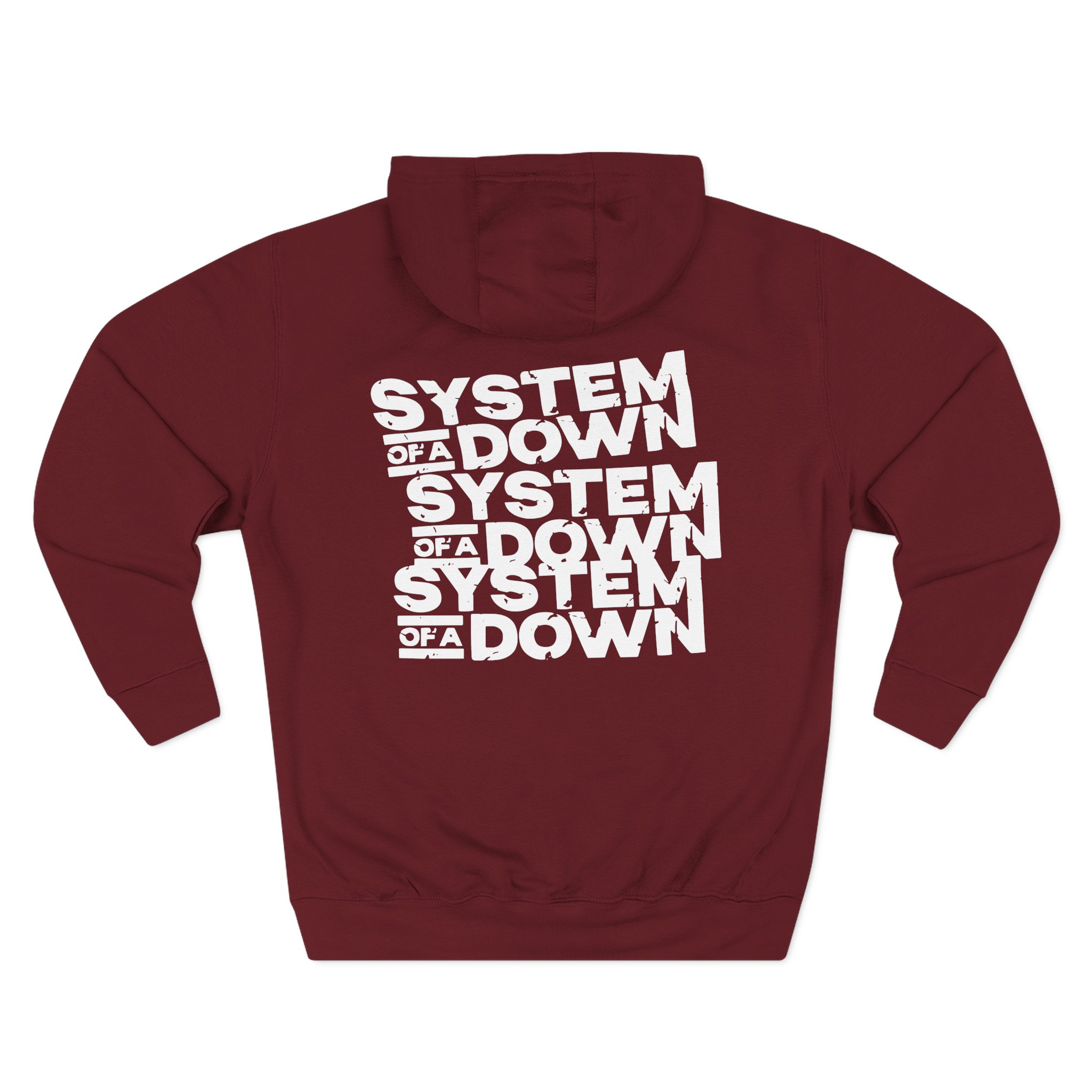 System of a Down Awake Distressed Three-Panel Fleece Hoodie