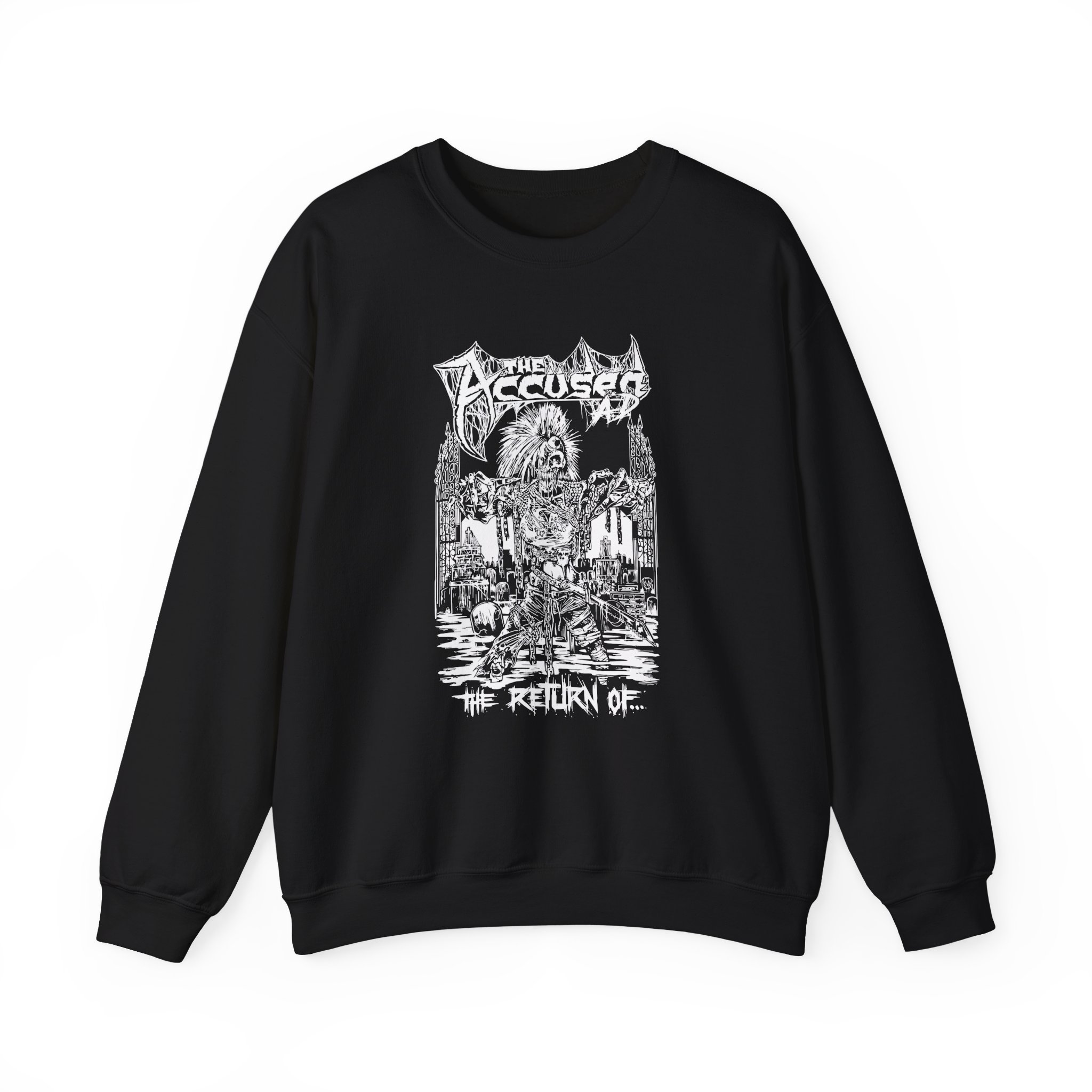 Accused Ad the Return of Unisex Heavy Blendâ„¢ Crewneck Sweatshirt