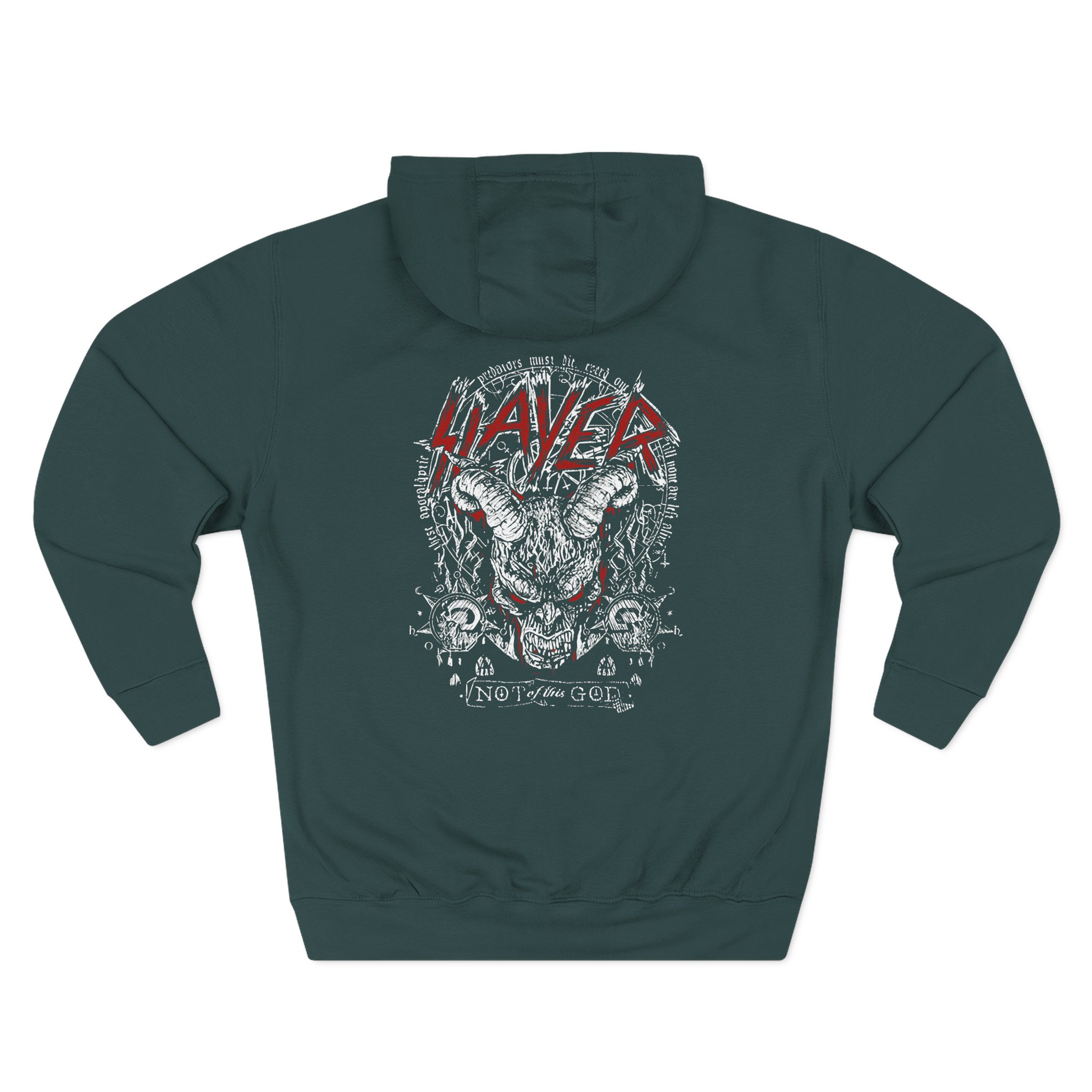 Slayer Not Of This God Three-Panel Fleece Hoodie