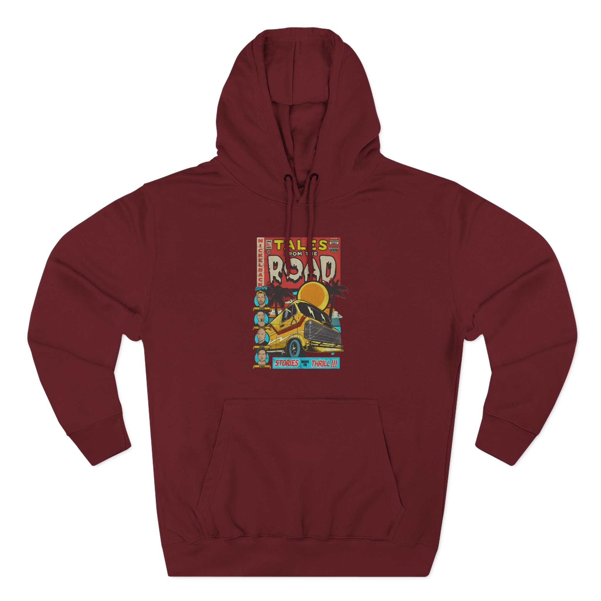 Nickelback Tales From the Road Three-Panel Fleece Hoodie