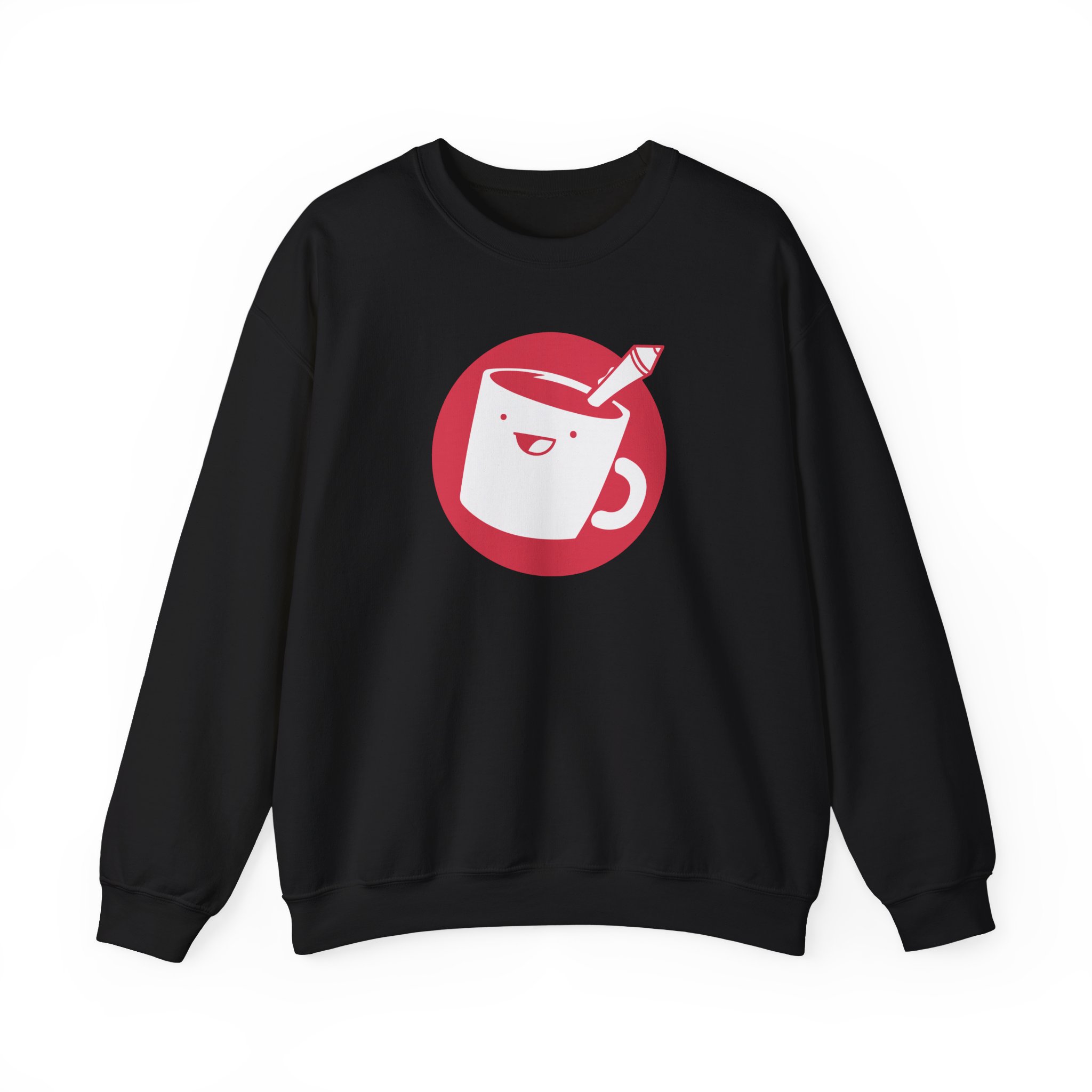 Drawfee Logo Unisex Heavy Blendâ„¢ Crewneck Sweatshirt