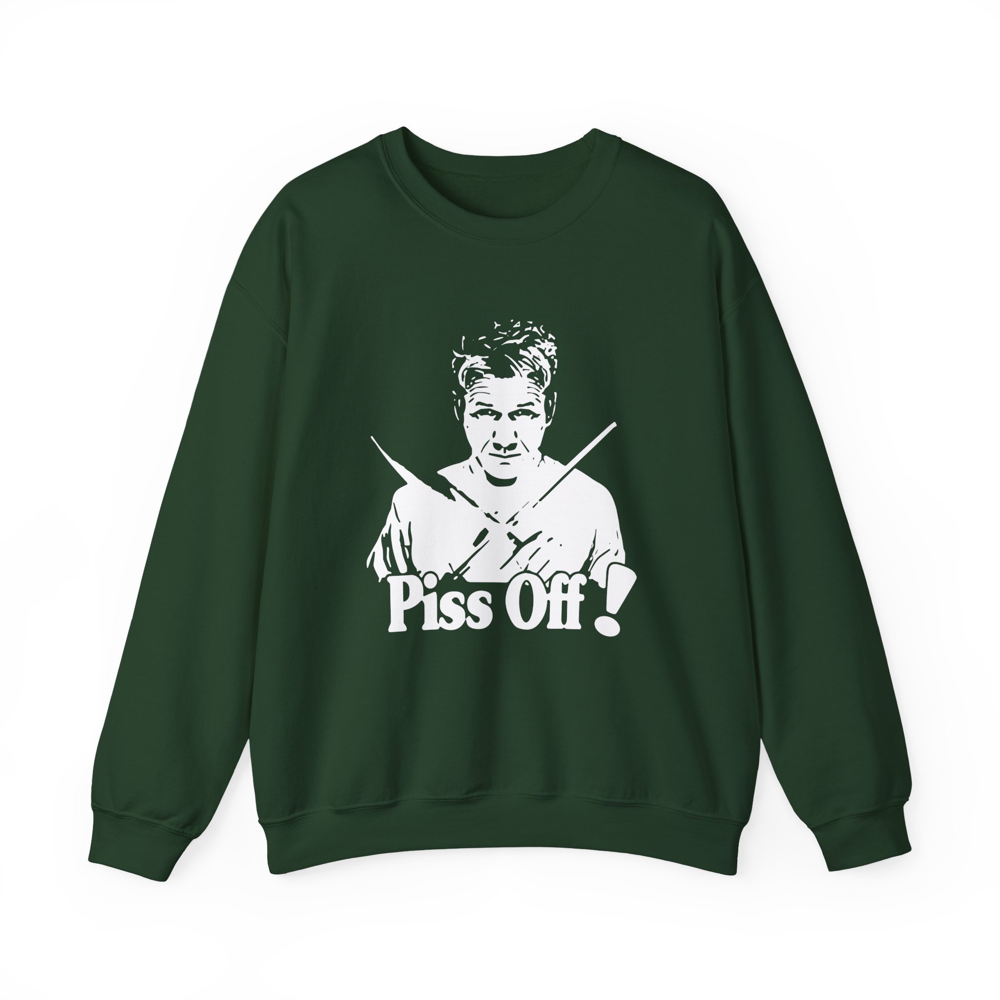 Gordon Ramsay Chef Piss Off Unisex Heavy Blendâ„¢ Crewneck Sweatshirt