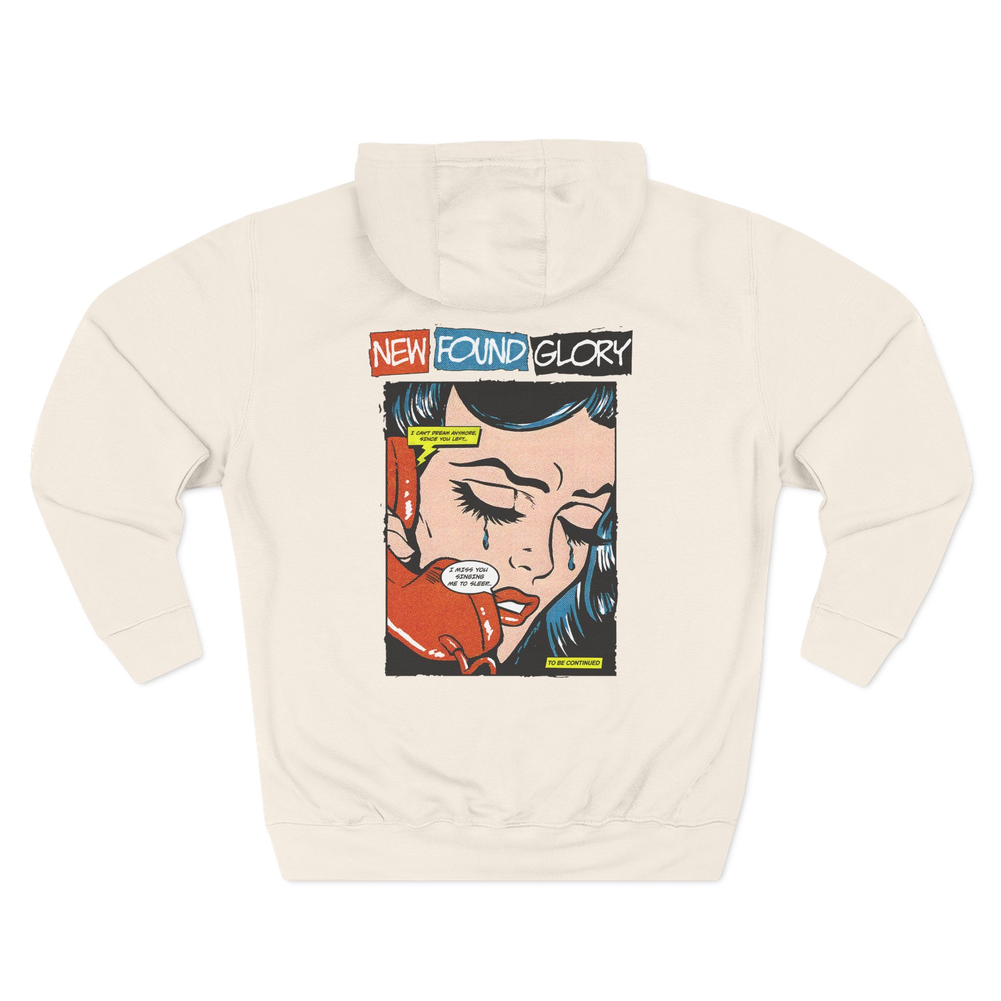 New Found Glory Coral Self Titled Three-Panel Fleece Hoodie