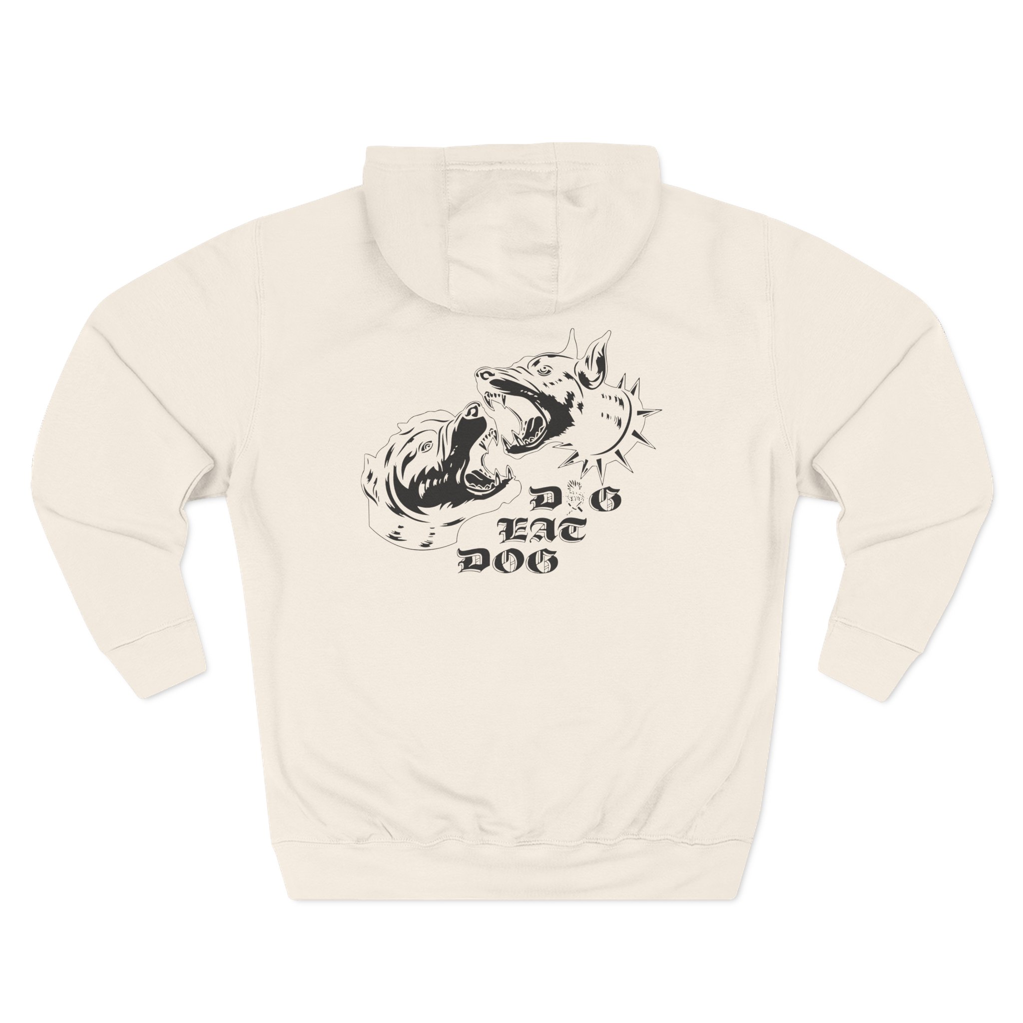 Dog Eat Dog Three-Panel Fleece Hoodie