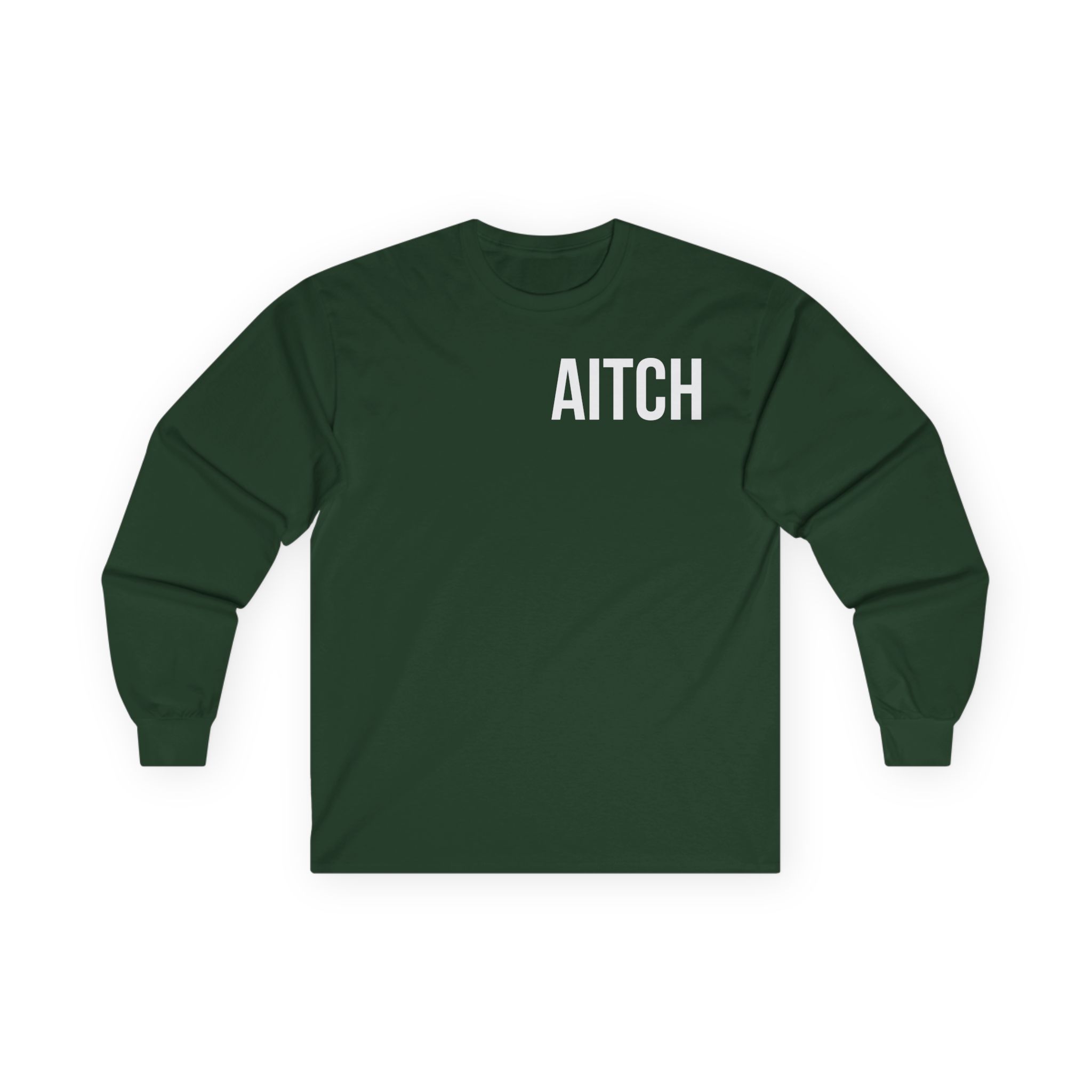 Aitch Pocket Logo Unisex Ultra Cotton Long Sleeve Tee