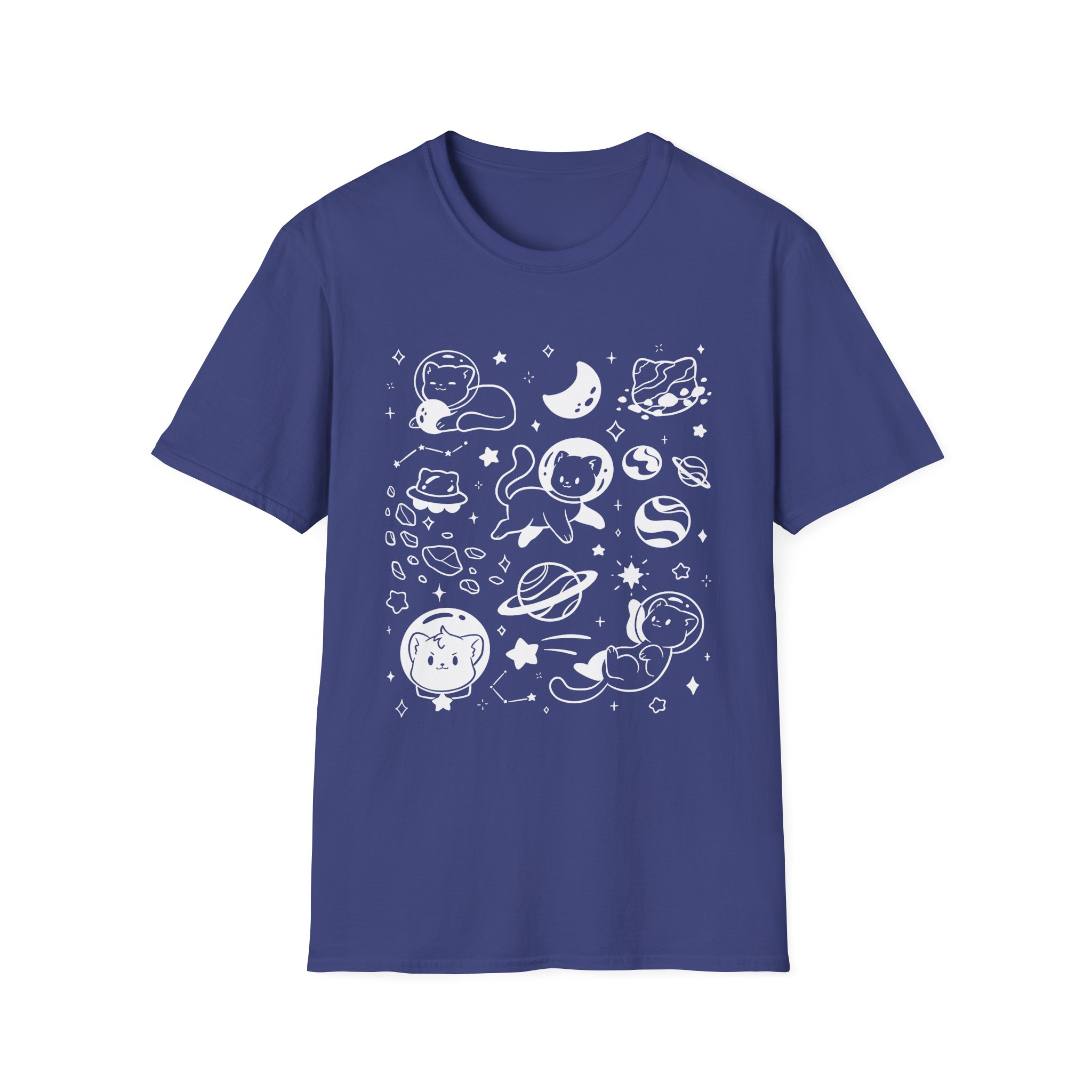 Shubble Space Cats Unisex Softstyle T-Shirt