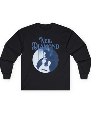 Neil Diamond Circle Guitar Unisex Ultra Cotton Long Sleeve Tee