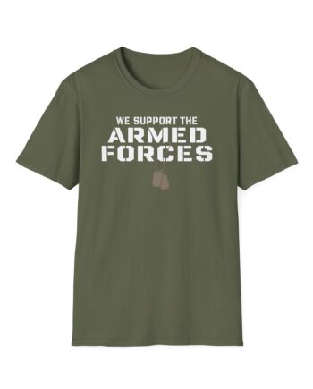 Valuetainment We Support the Armed Forces Unisex Softstyle T-Shirt