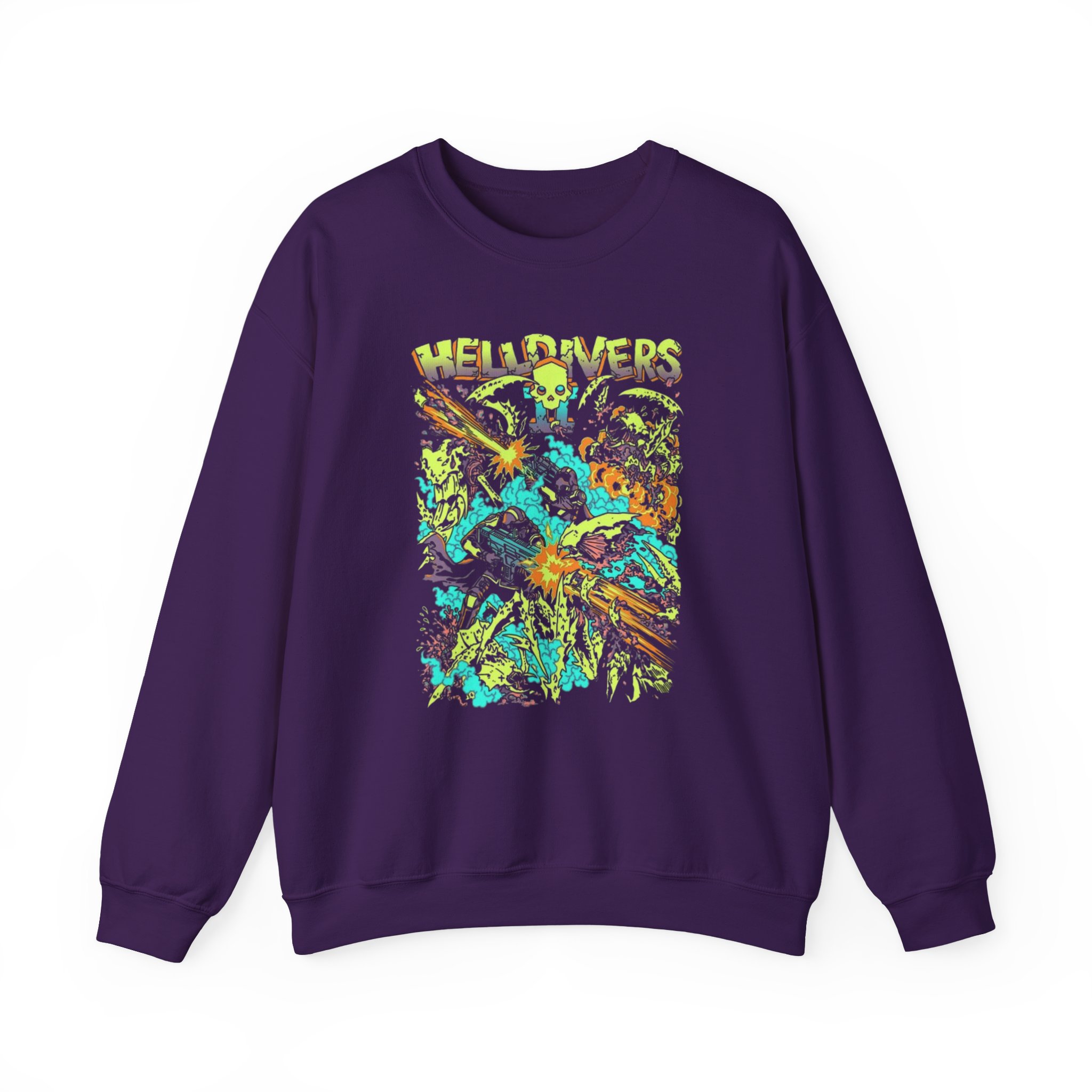 Helldivers the Taste of Freedom Unisex Heavy Blendâ„¢ Crewneck Sweatshirt