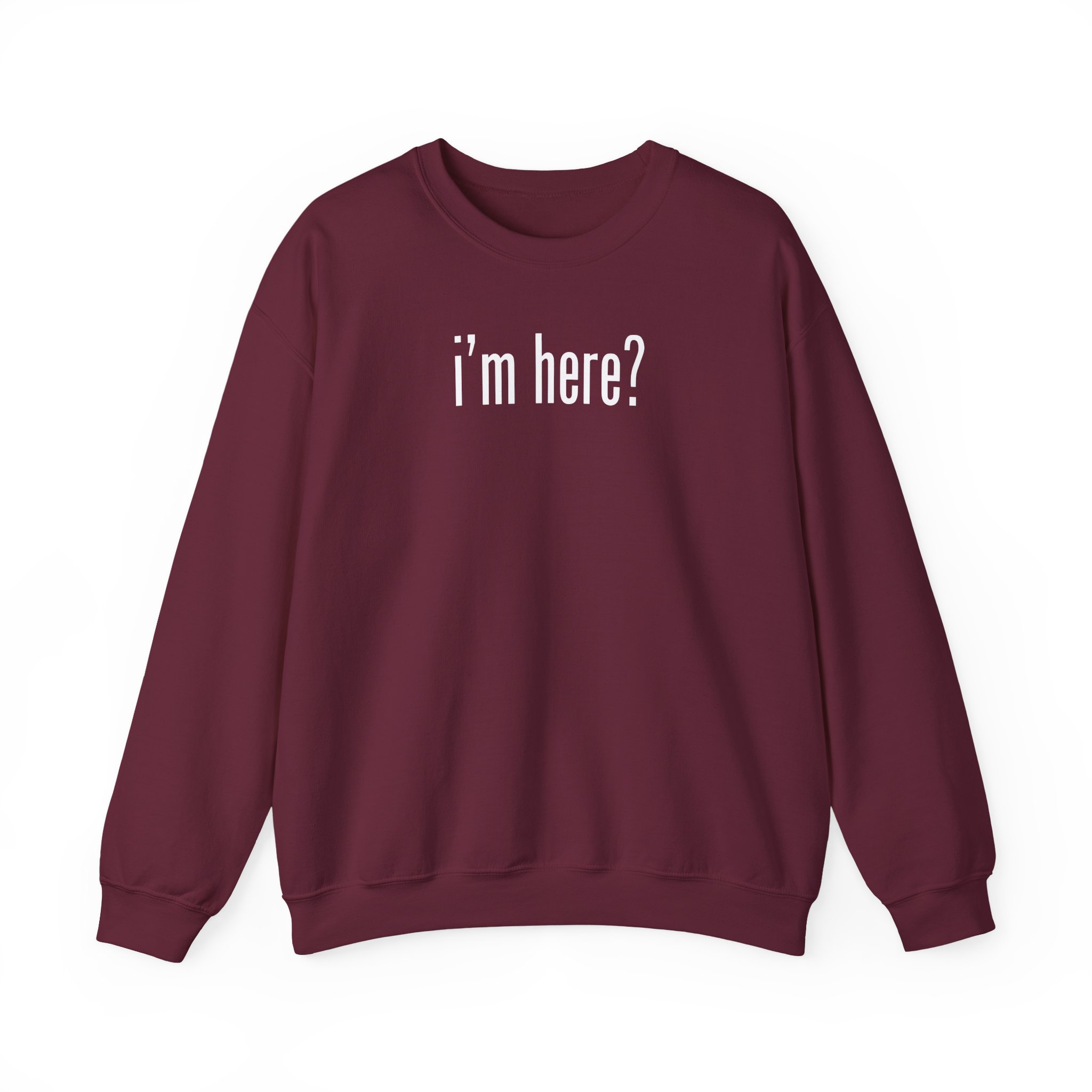 Falling in Reverse I'm Here? Unisex Heavy Blendâ„¢ Crewneck Sweatshirt