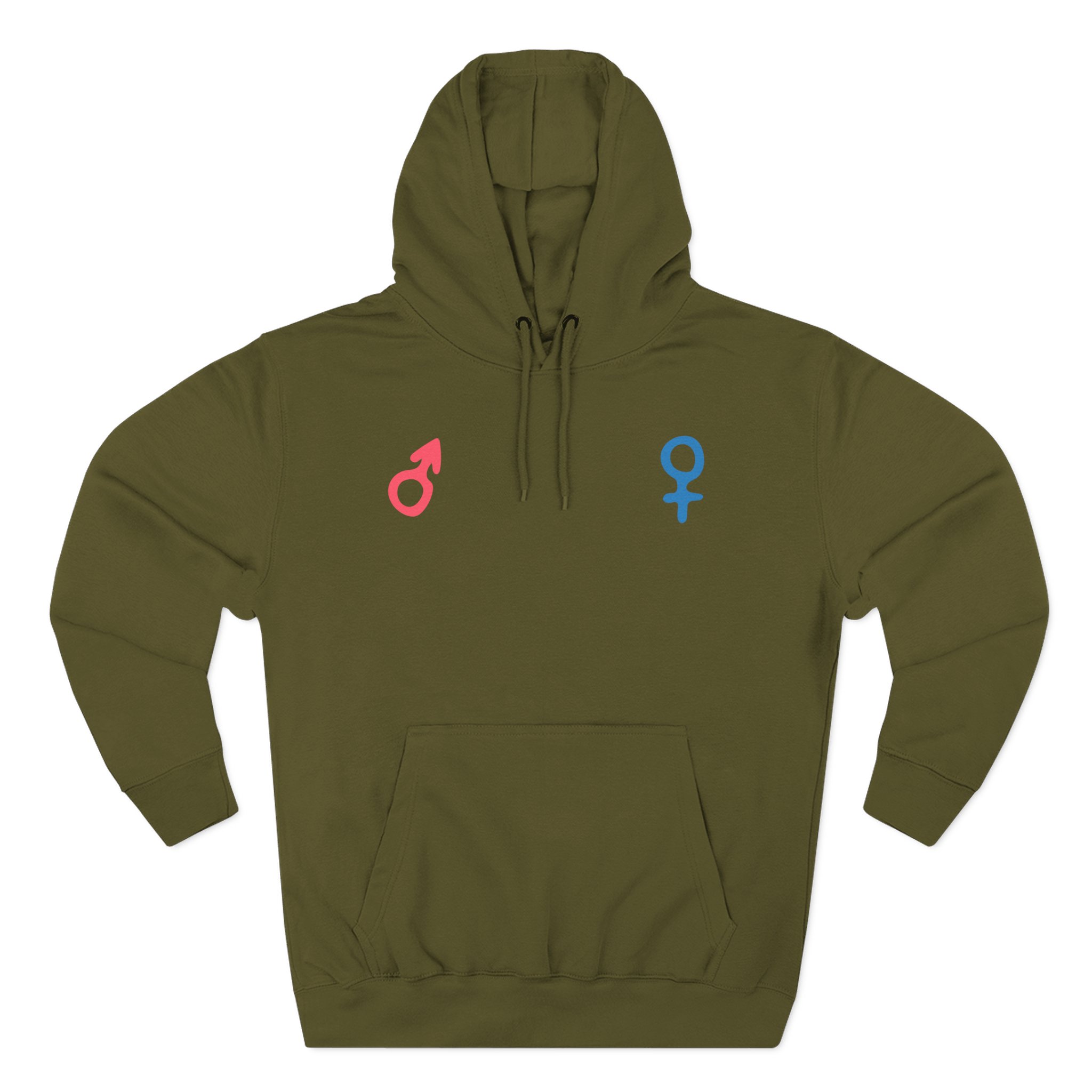 Marina Masculine Feminine Three-Panel Fleece Hoodie