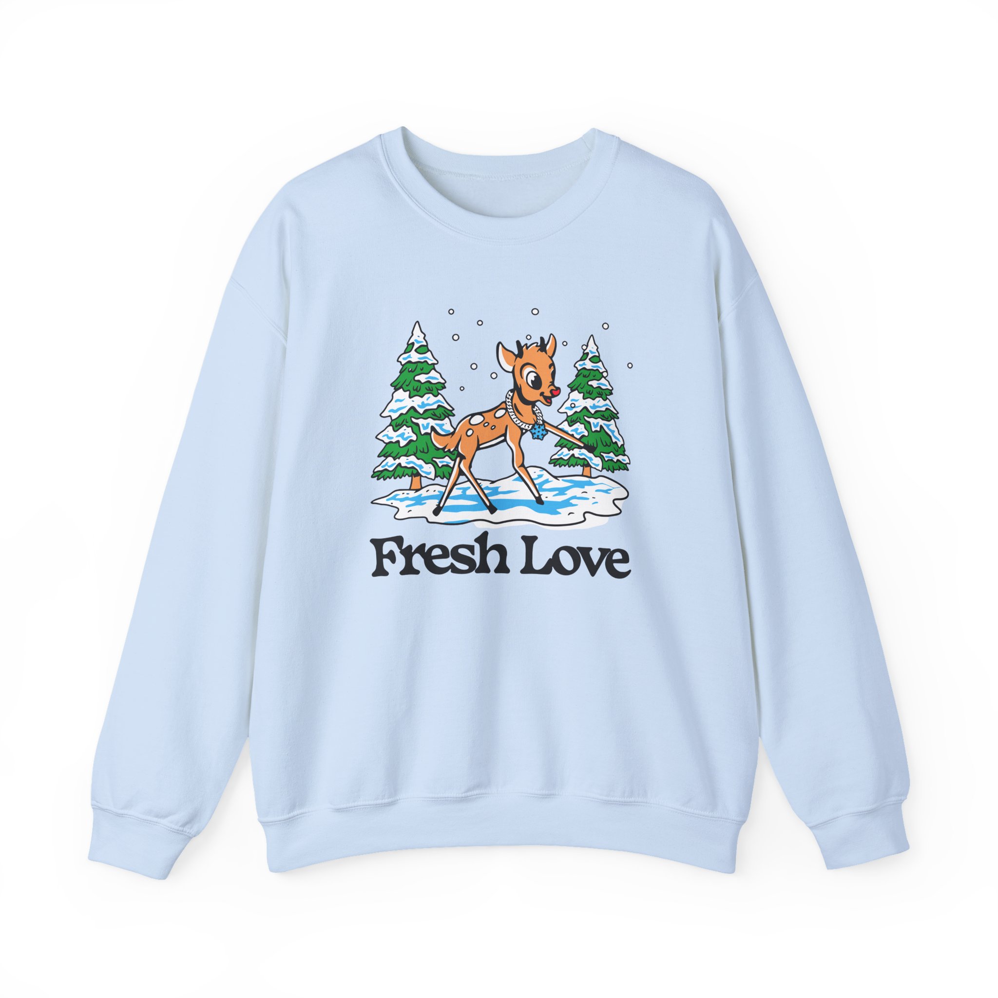 Fresh Love Snow Dough Unisex Heavy Blendâ„¢ Crewneck Sweatshirt