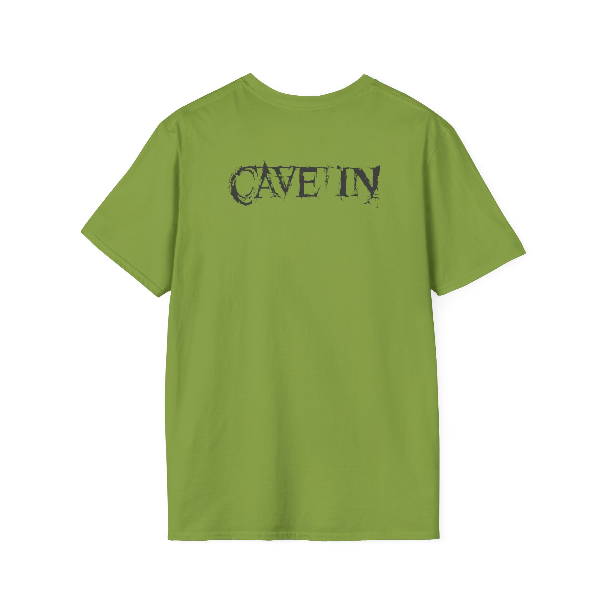 Cave in Satellite: Blackened Unisex Softstyle T-Shirt