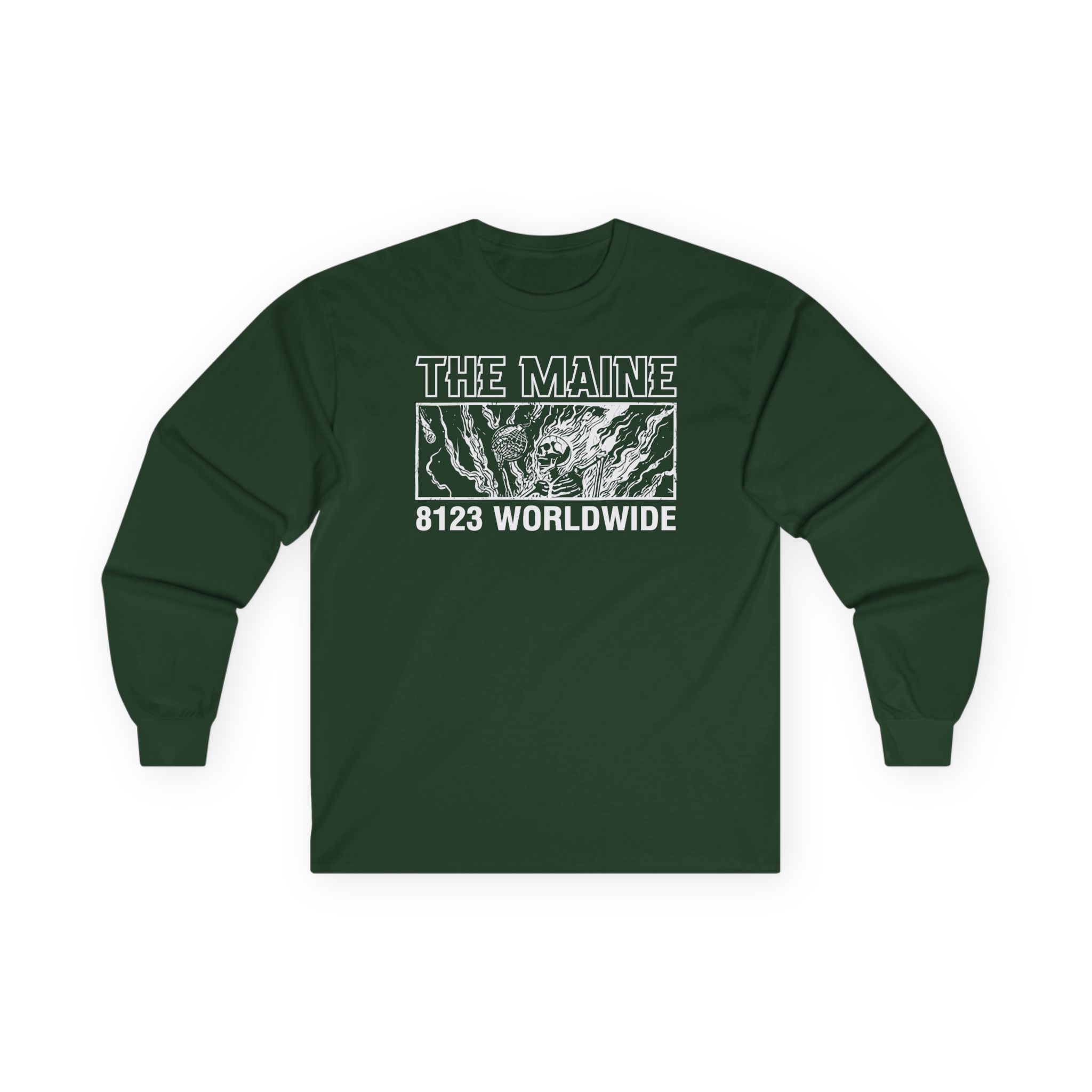 The Maine 8123 Wordwide Unisex Ultra Cotton Long Sleeve Tee