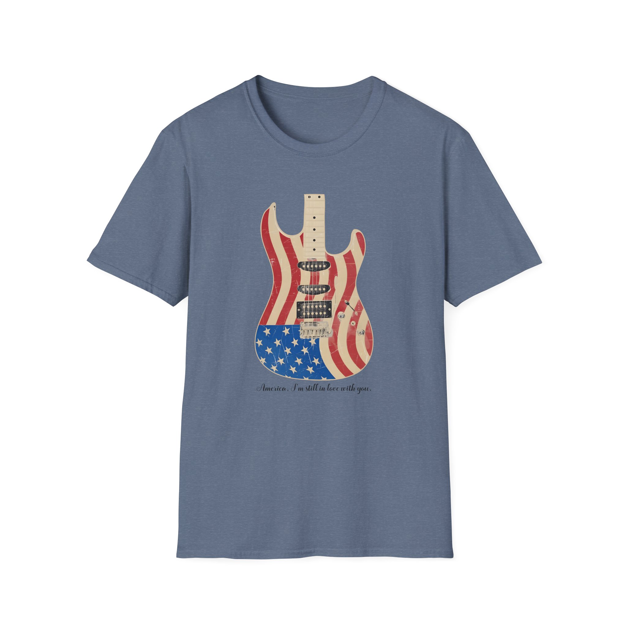 Clint Black Guitar Unisex Softstyle T-Shirt