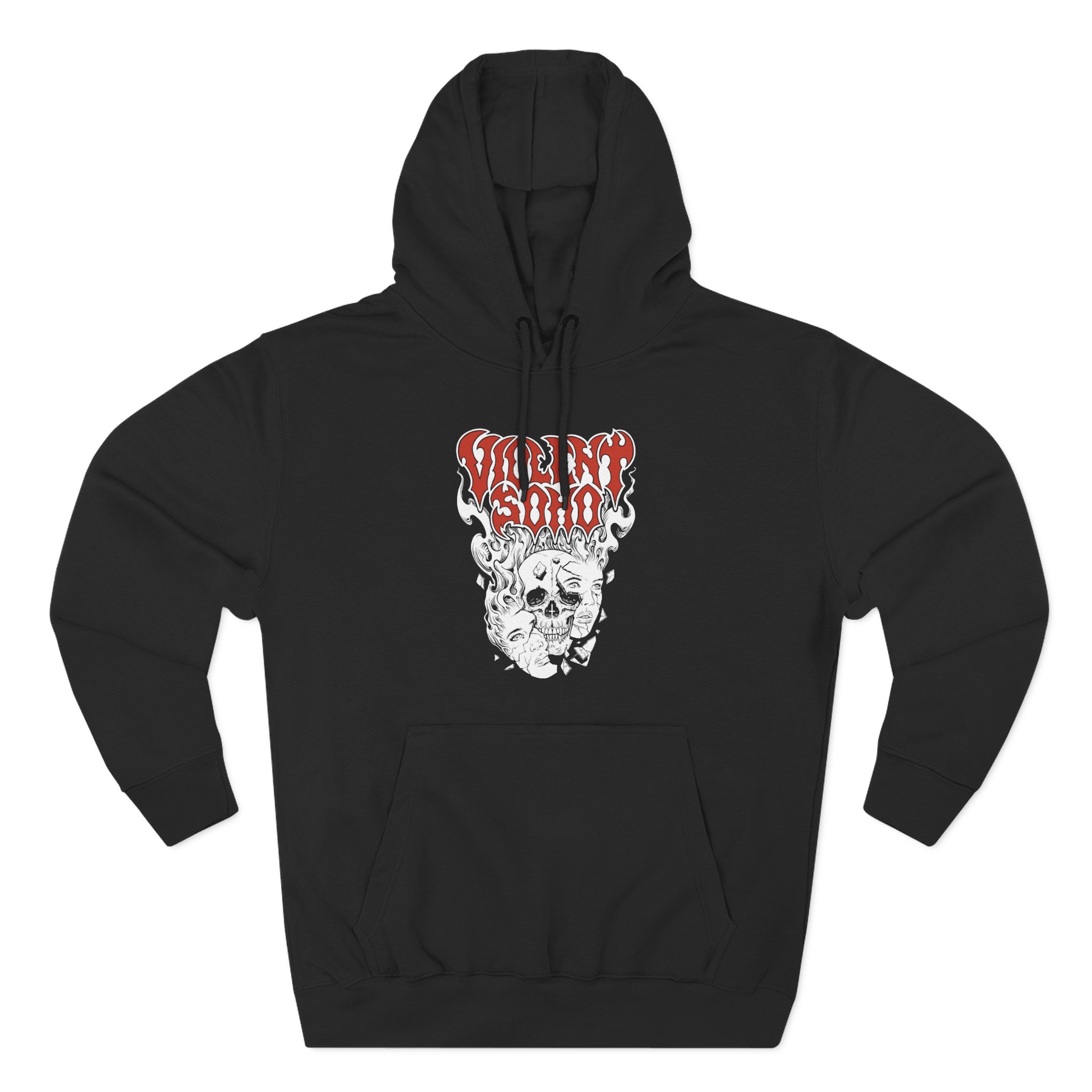 Violent Soho Murdoch Skull Three-Panel Fleece Hoodie