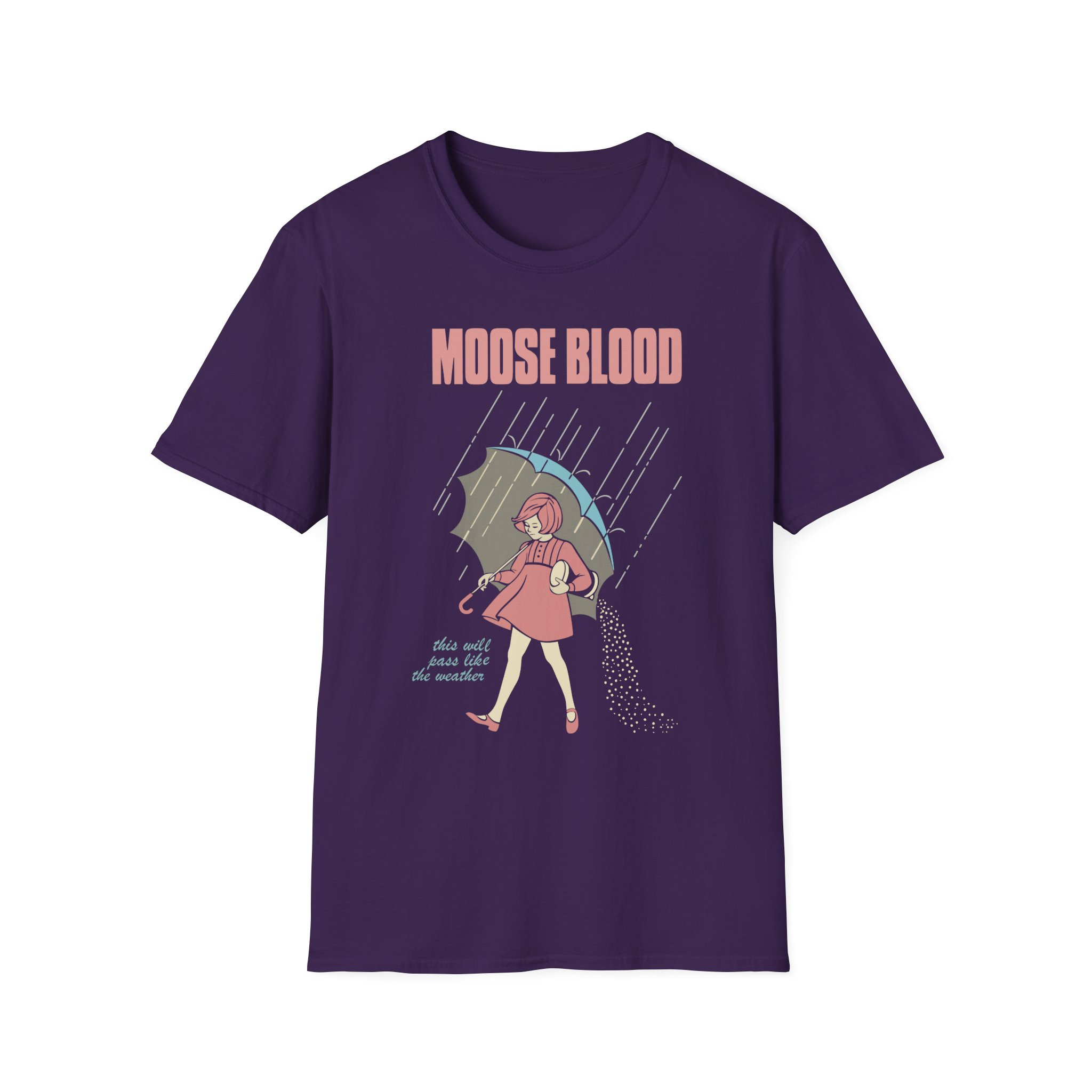 Moose Blood Emo Pop Punk Band Unisex Softstyle T-Shirt