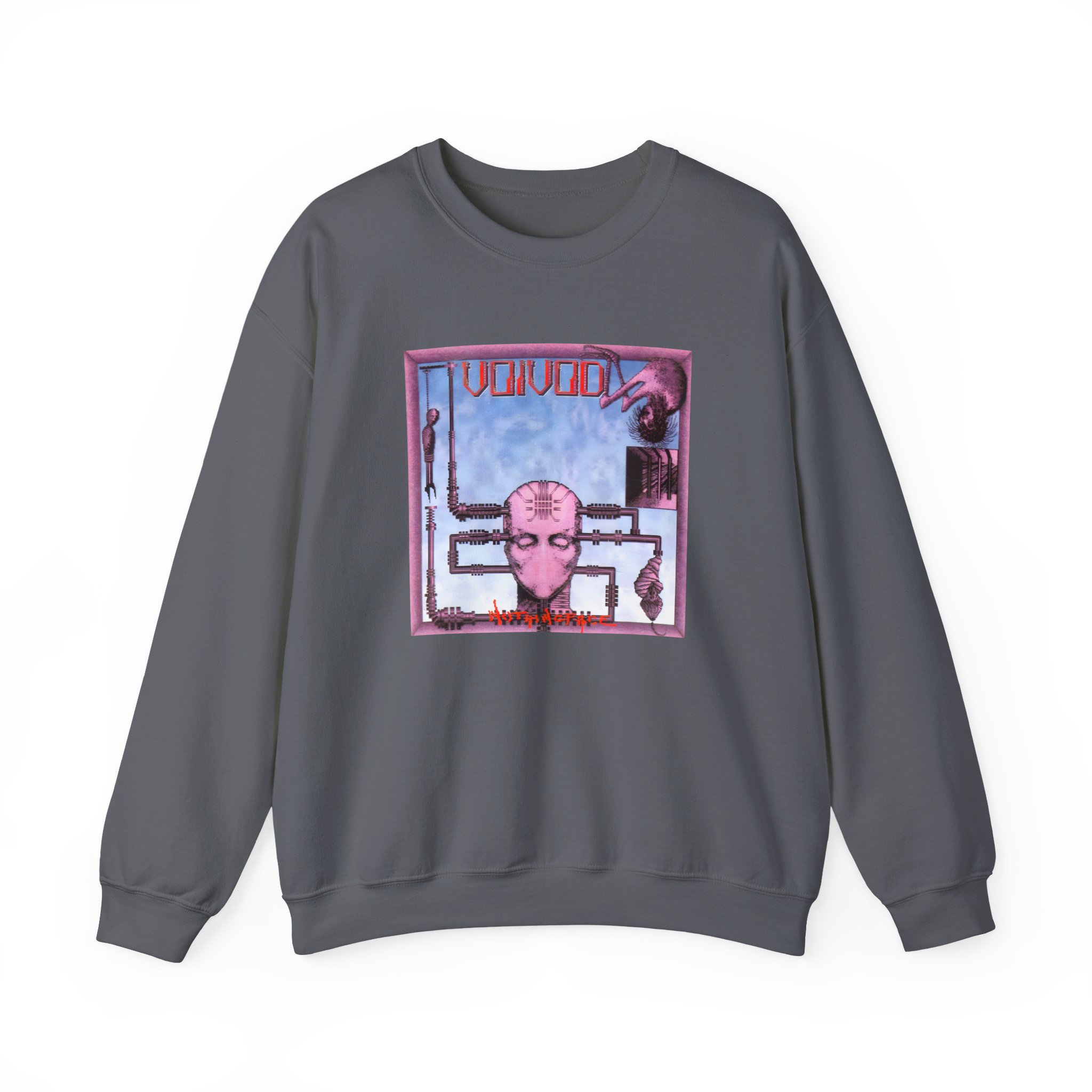 Voivod Nothingface V3 Unisex Heavy Blendâ„¢ Crewneck Sweatshirt