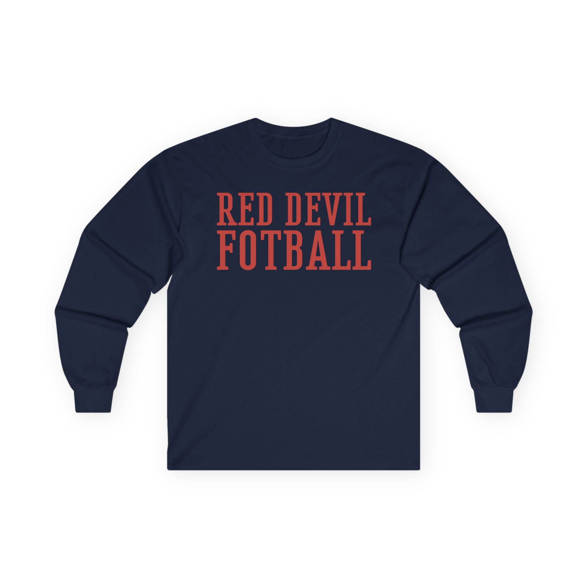Shaboozey Red Devil Football Unisex Ultra Cotton Long Sleeve Tee