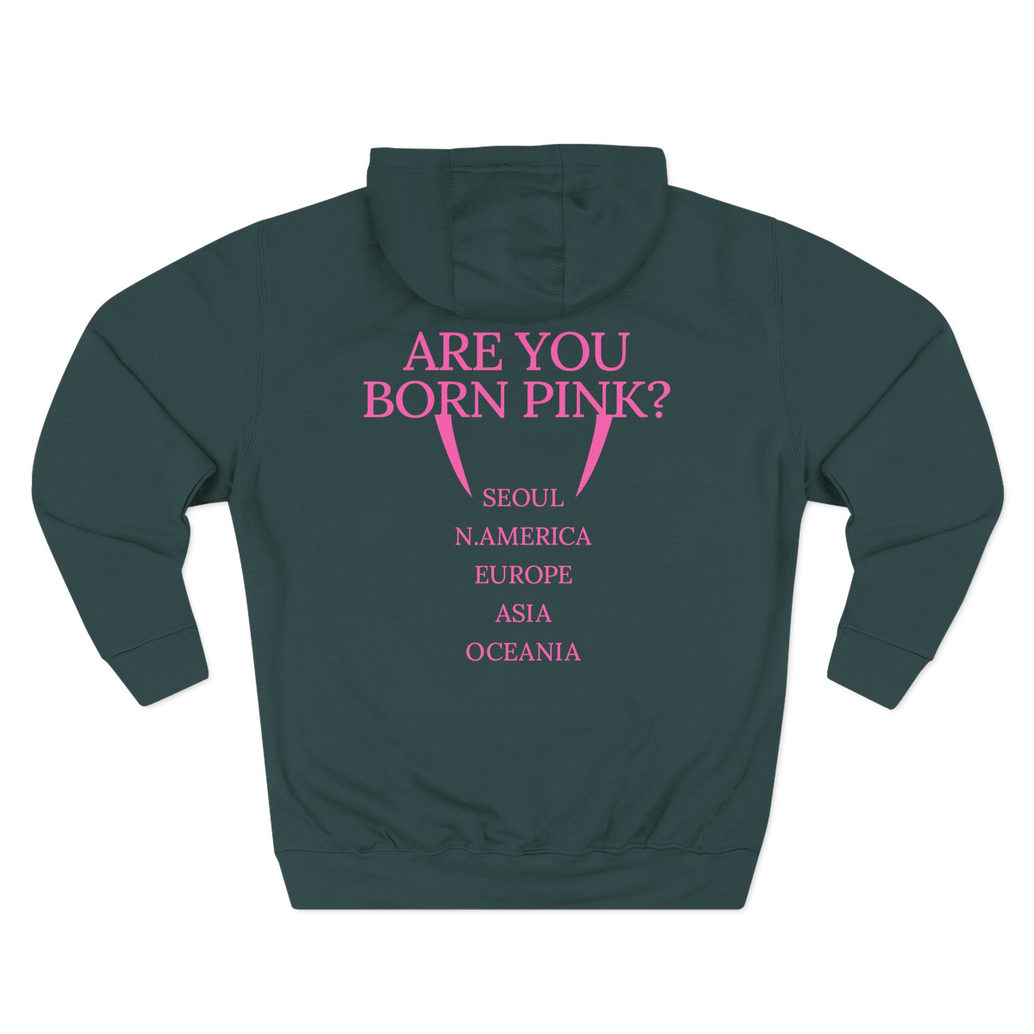 B Are You Born Pink Three-Panel Fleece Hoodie