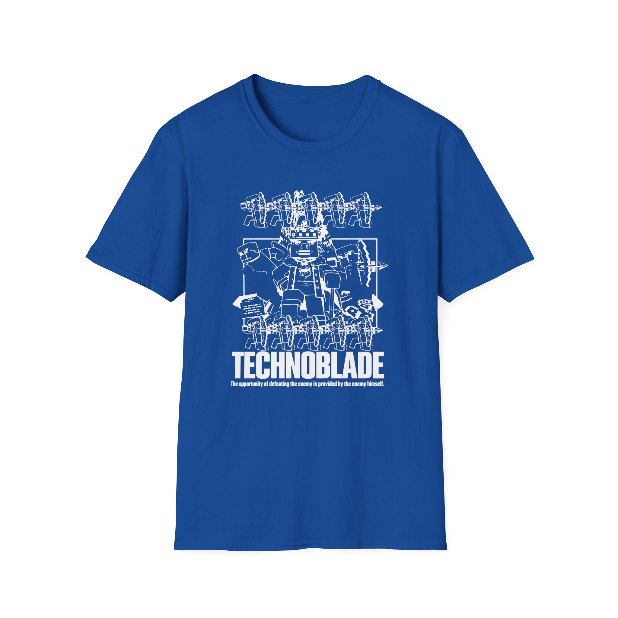 Technoblade Neeerds Unisex Softstyle T-Shirt