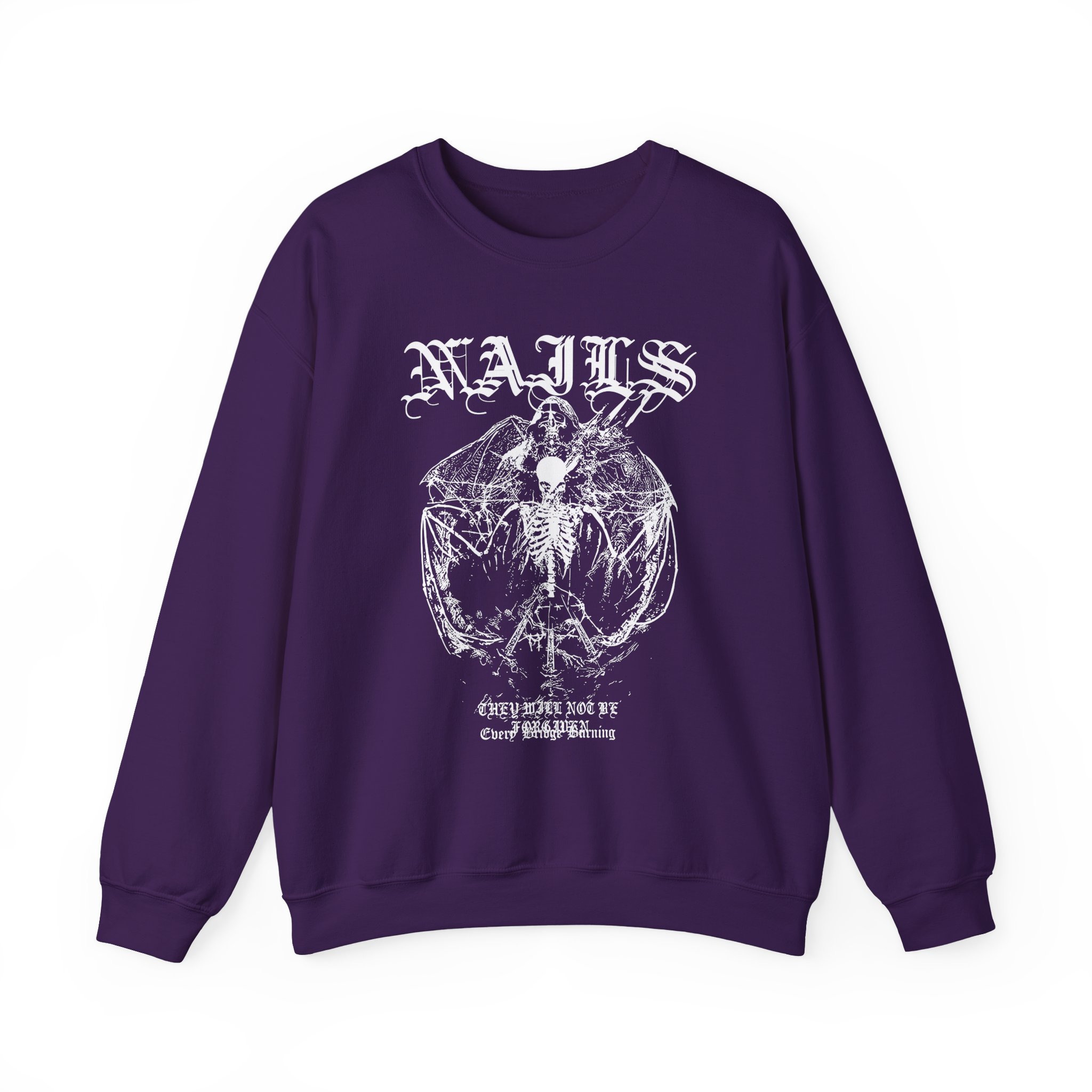 Nails Not Be Forgiven Unisex Heavy Blendâ„¢ Crewneck Sweatshirt